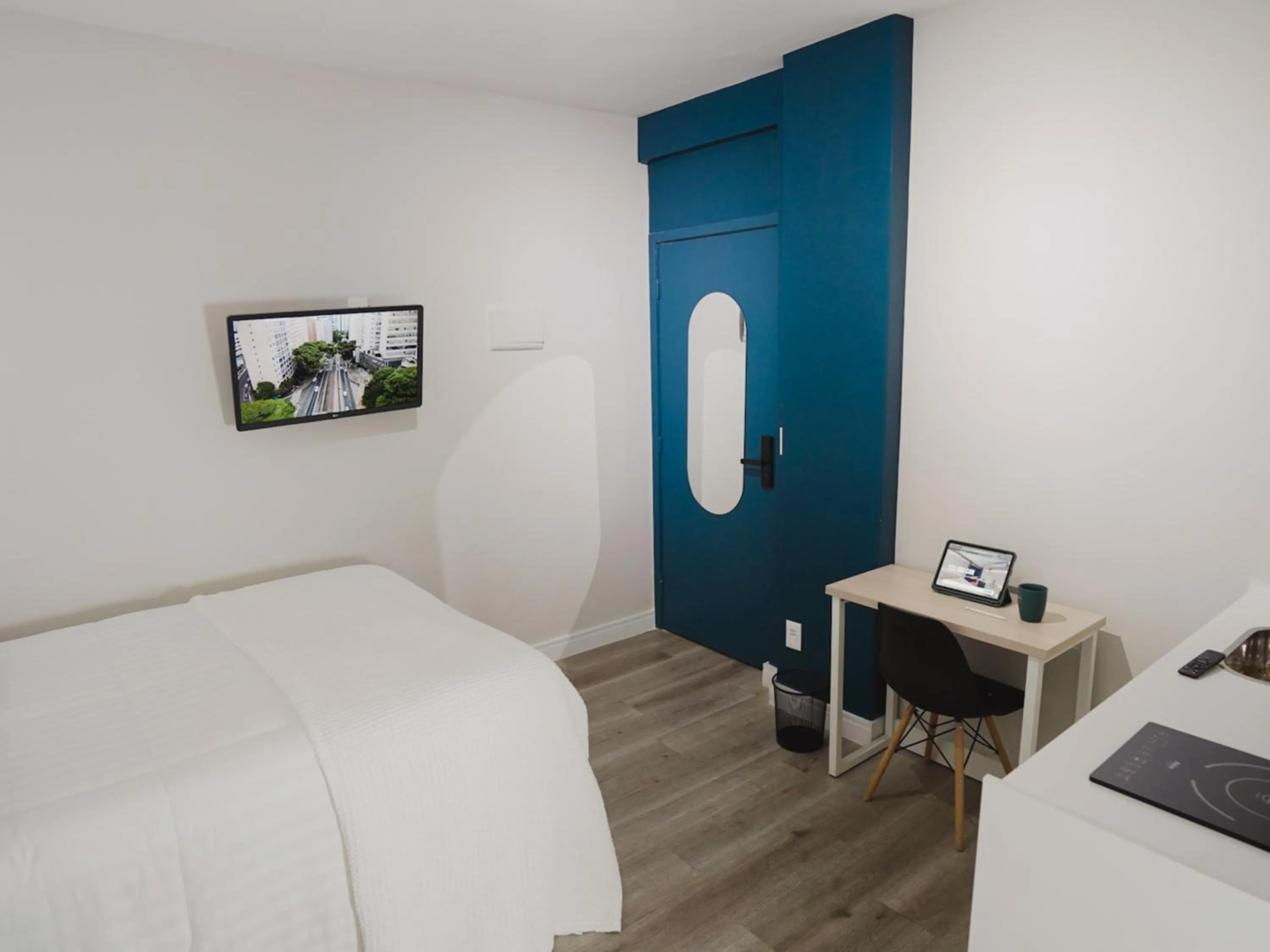 Bed in Apê Metrô Paraíso