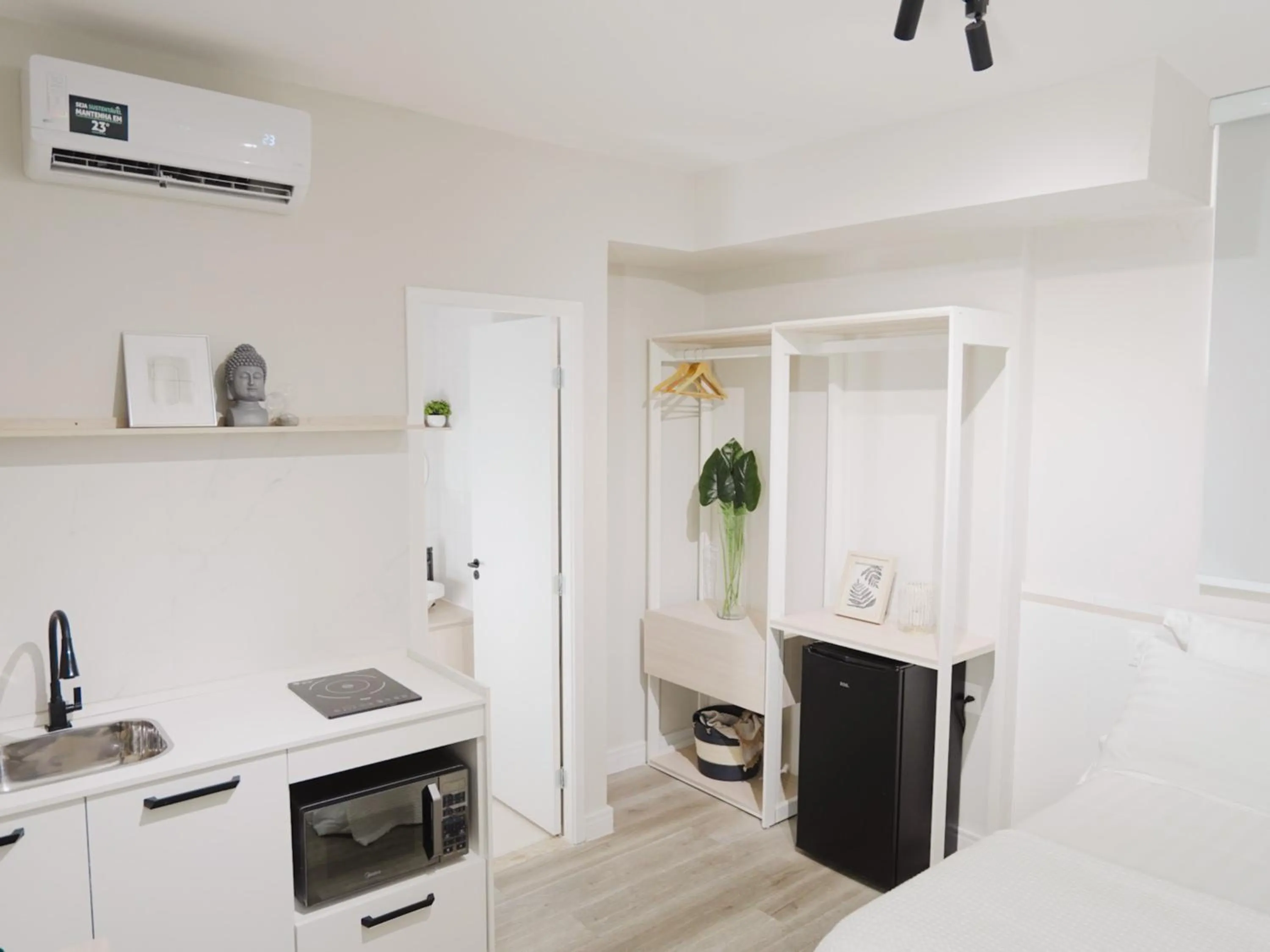 Kitchen or kitchenette in Apê Metrô Paraíso