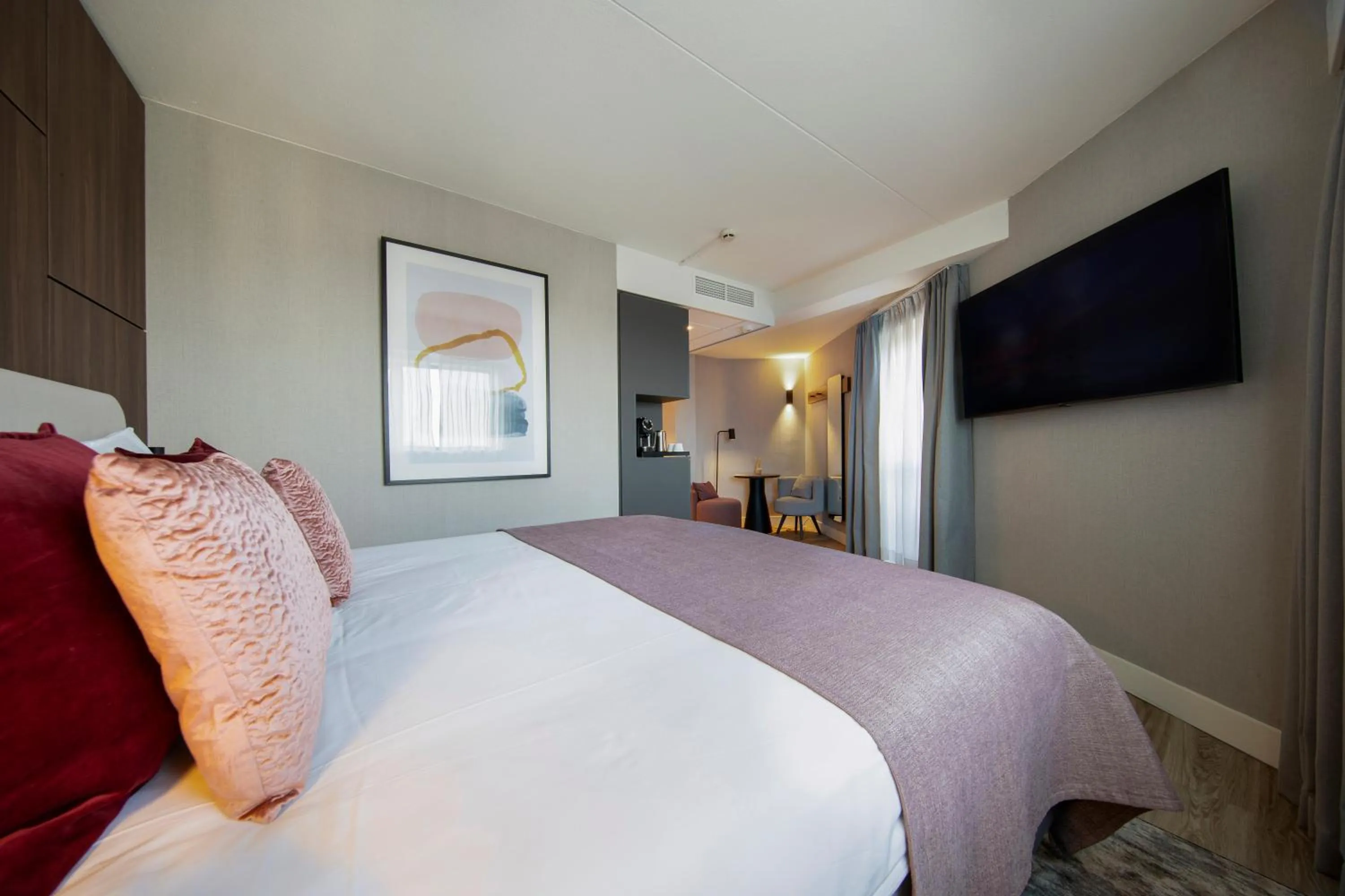 Bed in Bilderberg Europa Hotel Scheveningen