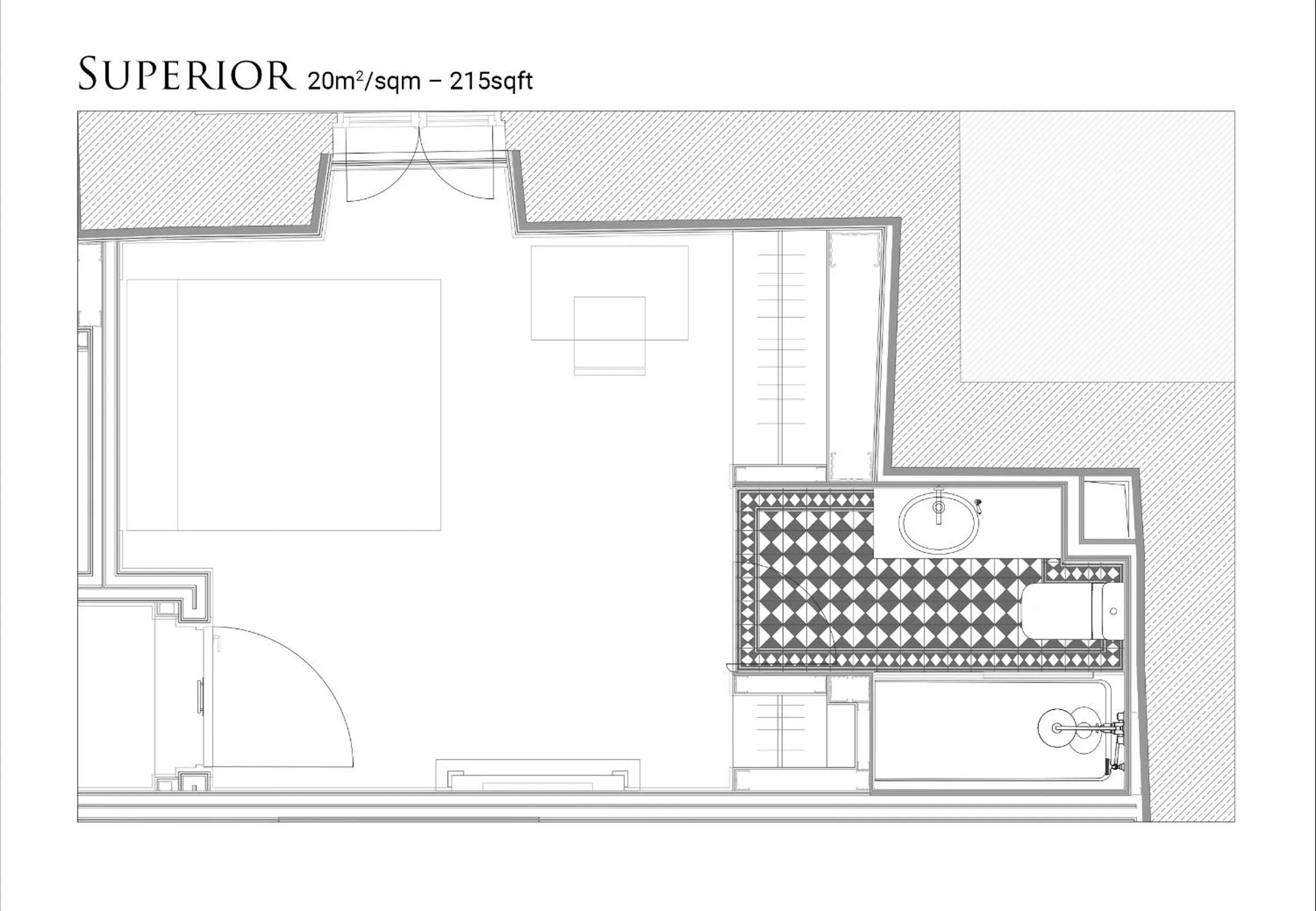 Floor plan in AlmaLusa Alfama