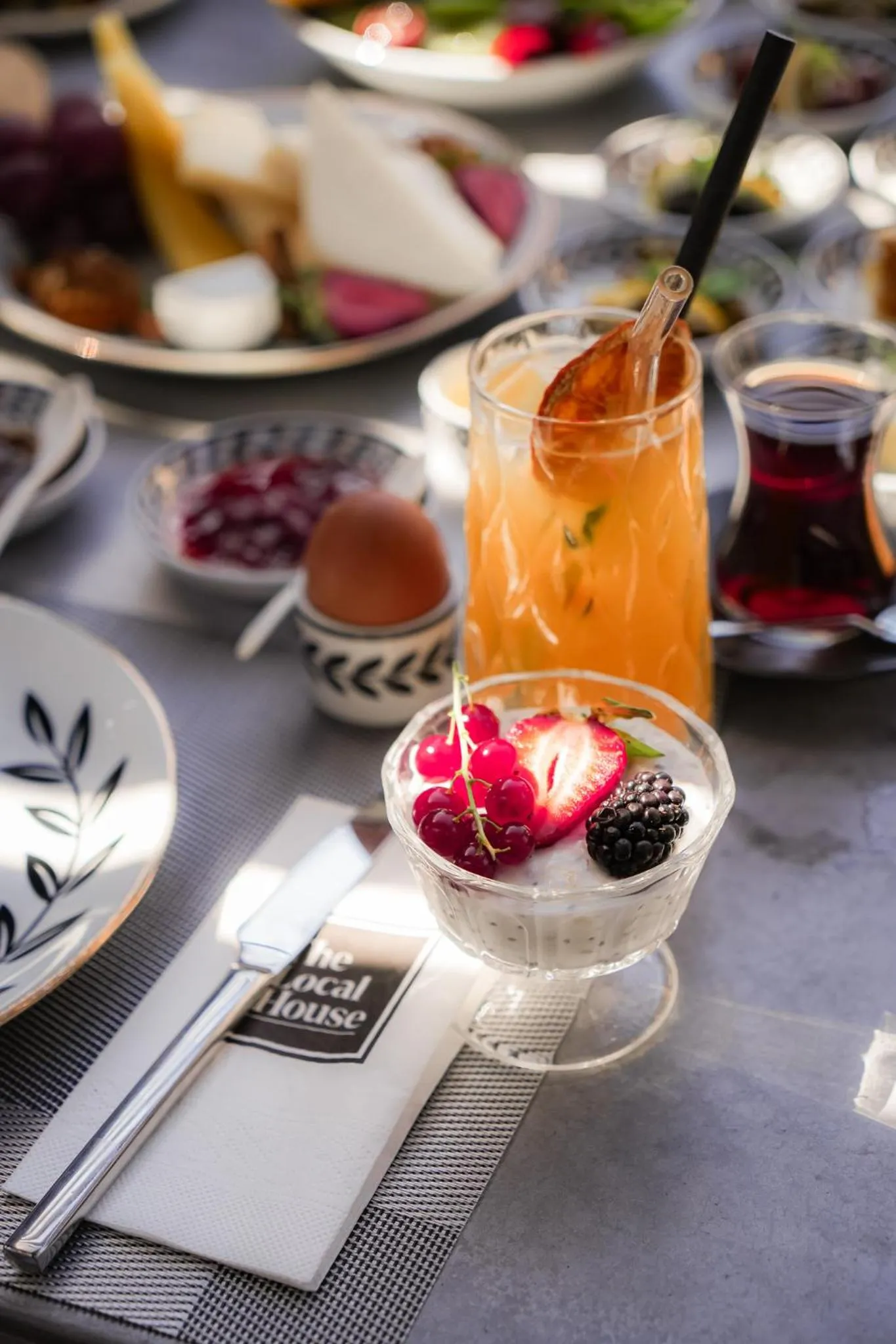 Food and drinks in The Local House Alaçatı