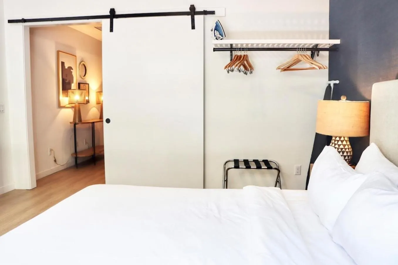 Bed in Dapper Retreat in Vibrant San Diego