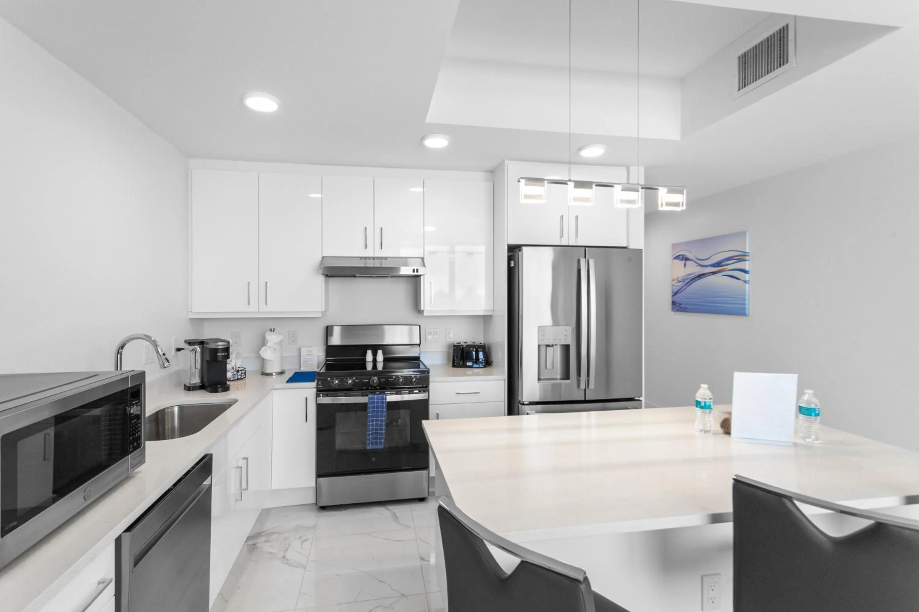 Kitchen or kitchenette in Ocean Club Treasure Island Hotel