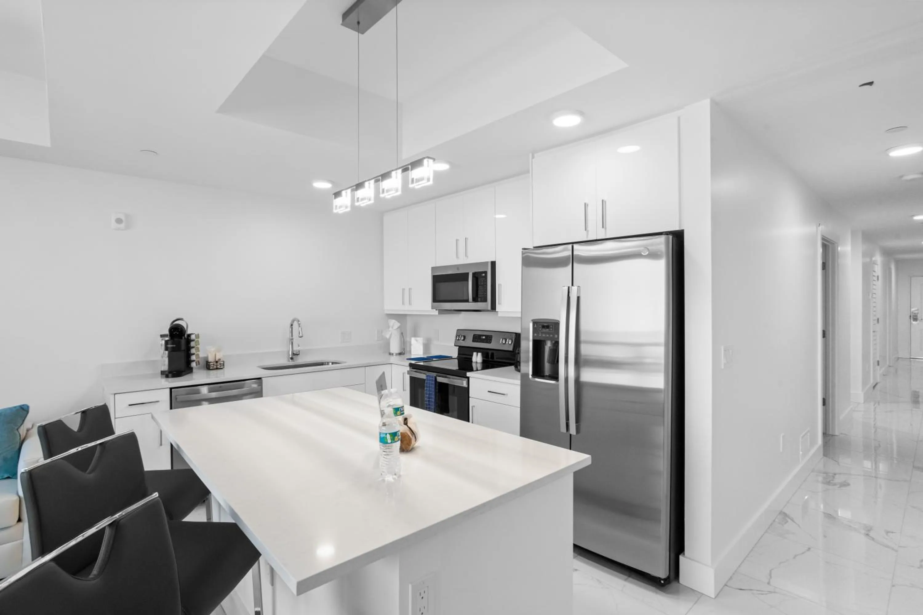 Kitchen or kitchenette in Ocean Club Treasure Island Hotel