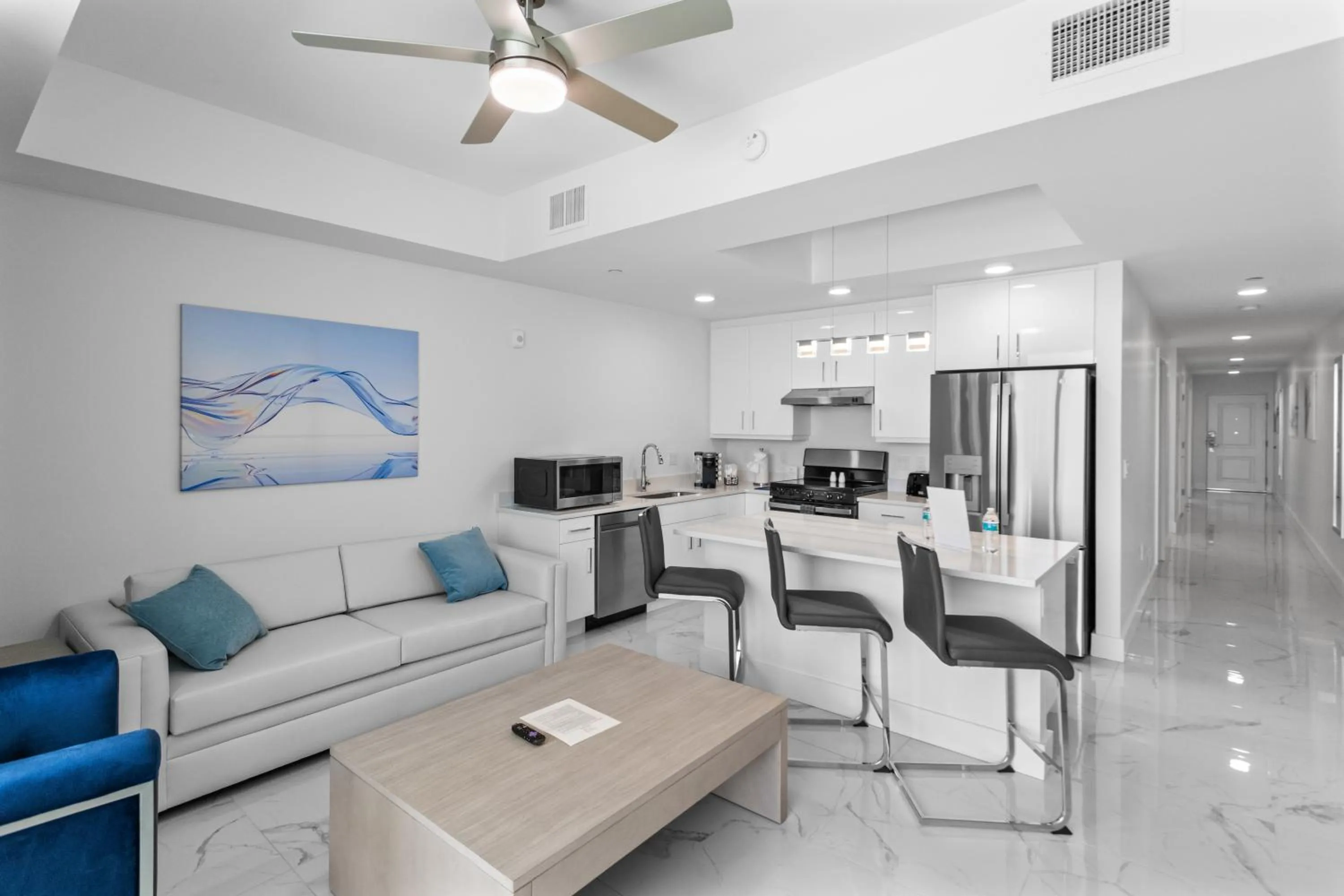 Kitchen or kitchenette in Ocean Club Treasure Island Hotel