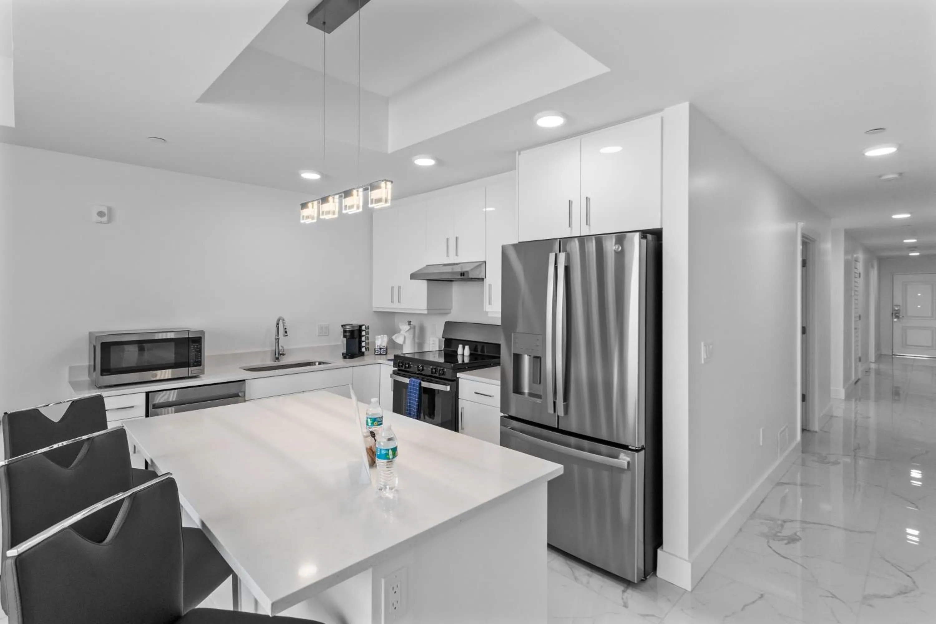 Kitchen or kitchenette in Ocean Club Treasure Island Hotel