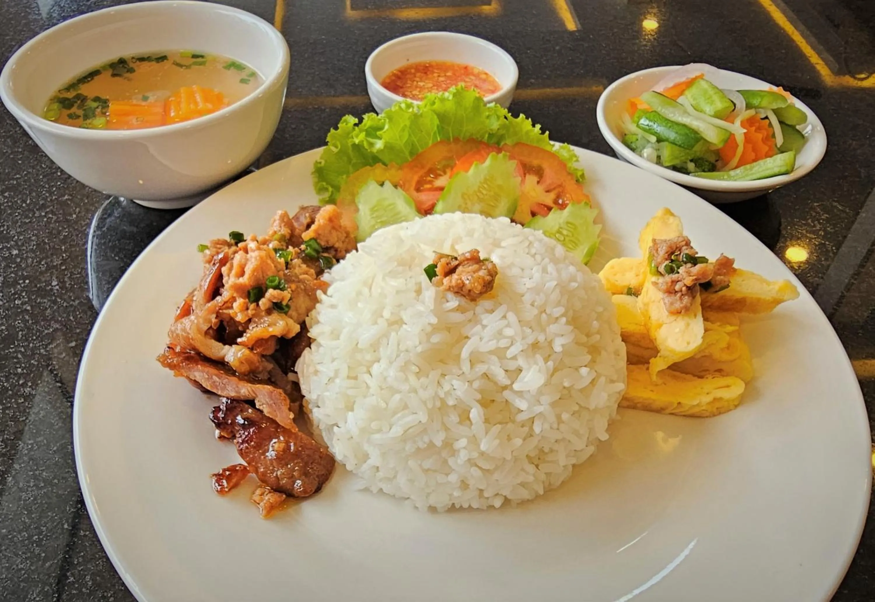 Breakfast in Nimith Hotel & Restaurant