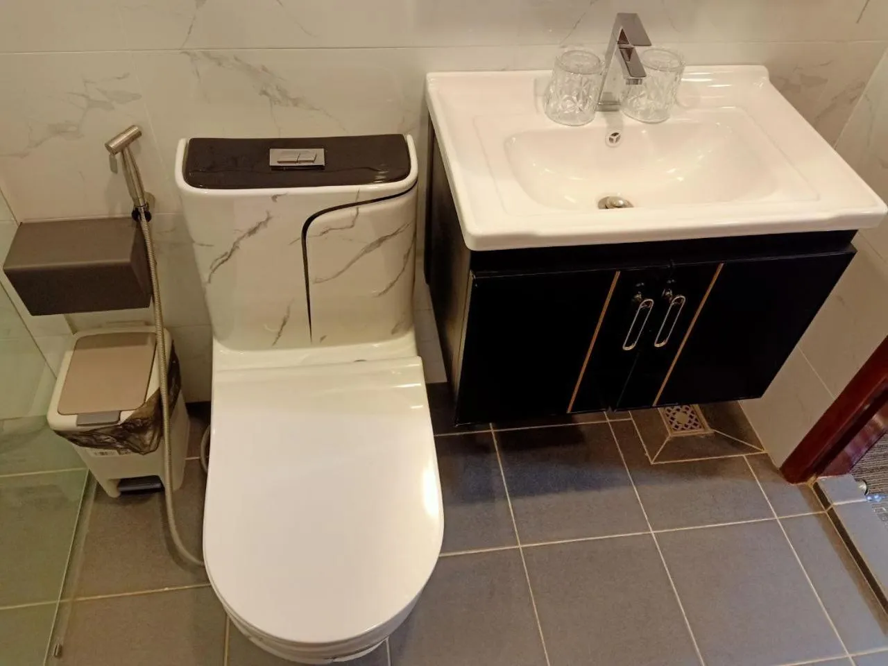 Toilet in Nimith Hotel & Restaurant