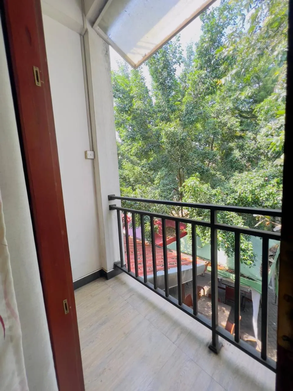 Balcony/Terrace in Ranketha Resort & Restaurant