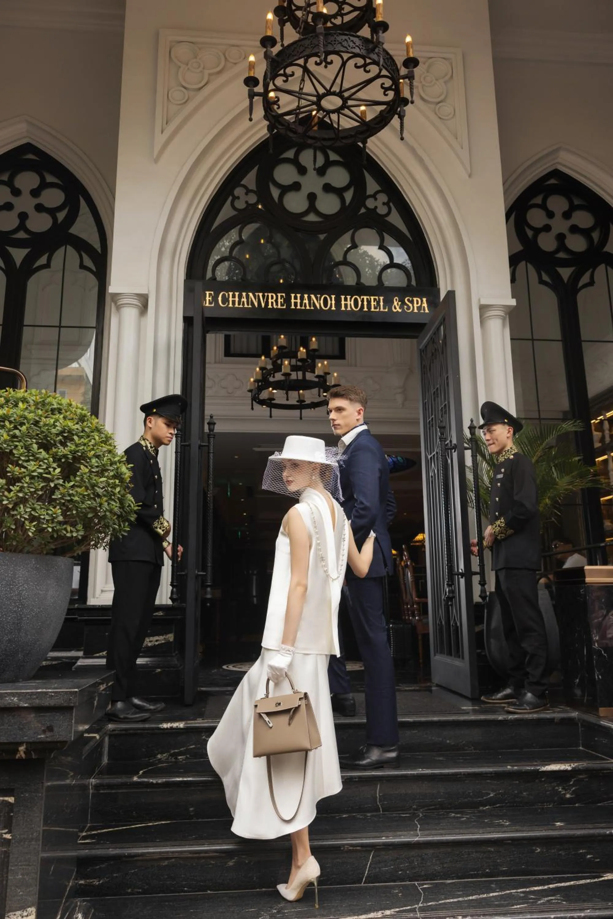 Facade/entrance in Le Chanvre Hanoi Hotel & Spa