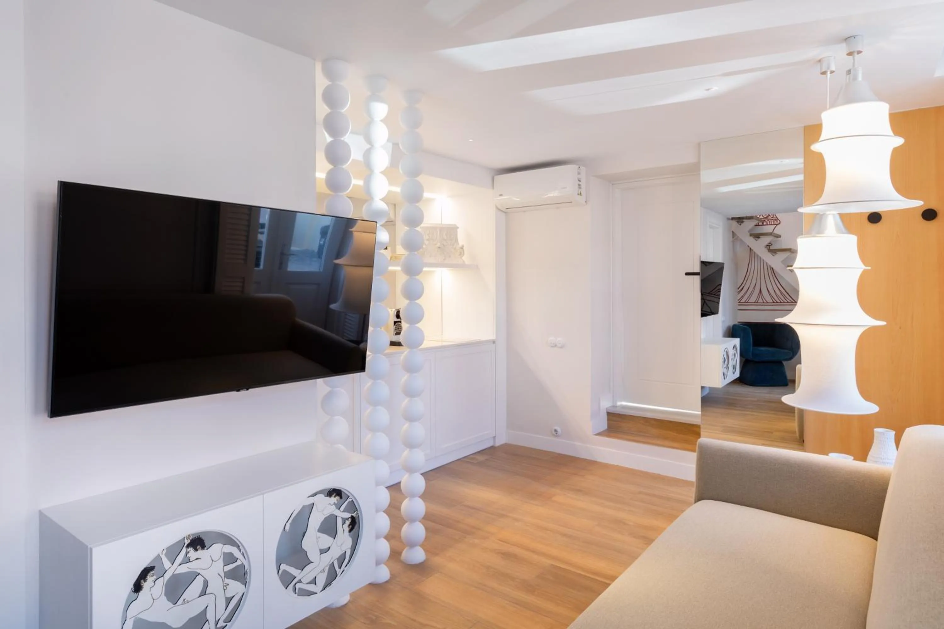 Living room in Agora Suites