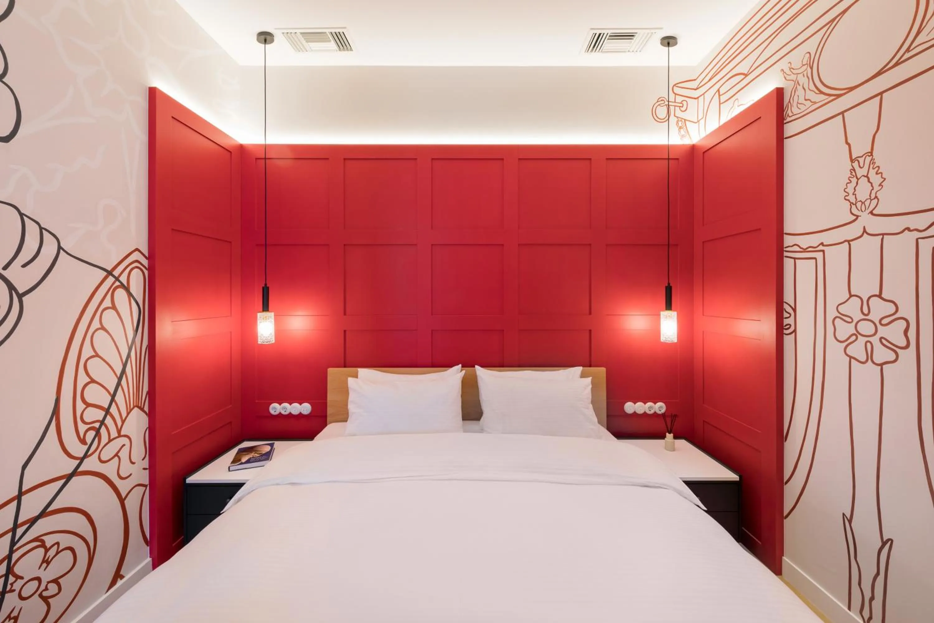Bed in Agora Suites