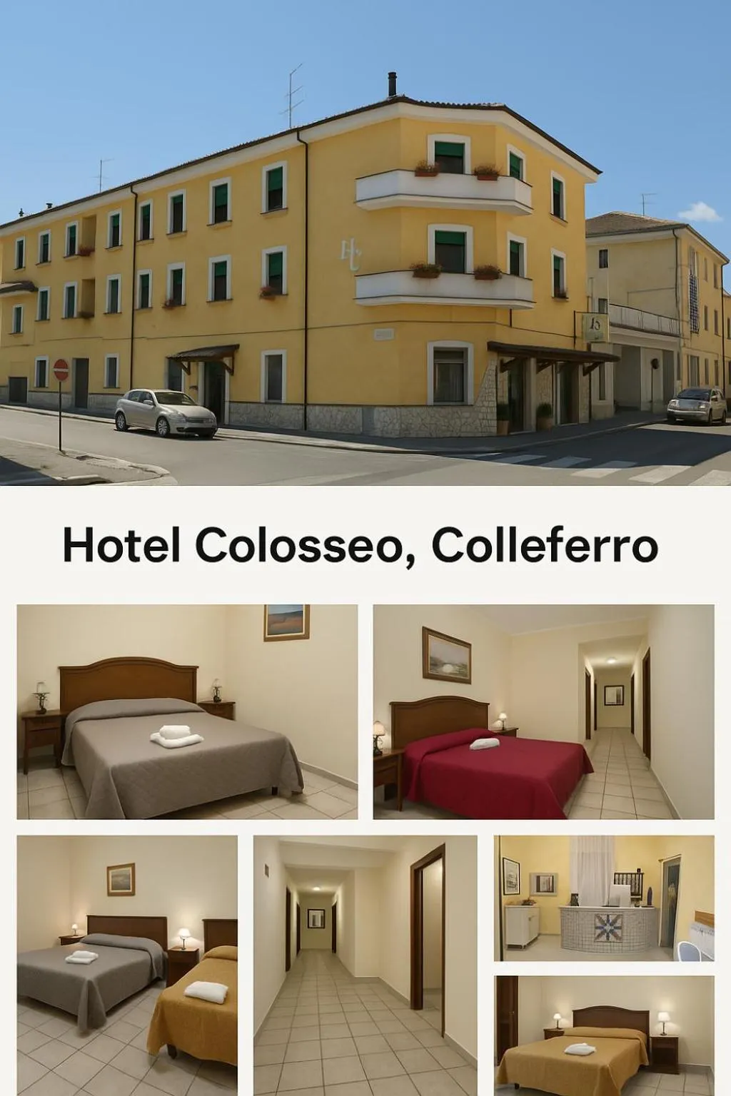 Property building in Hotel Colosseo Colleferro