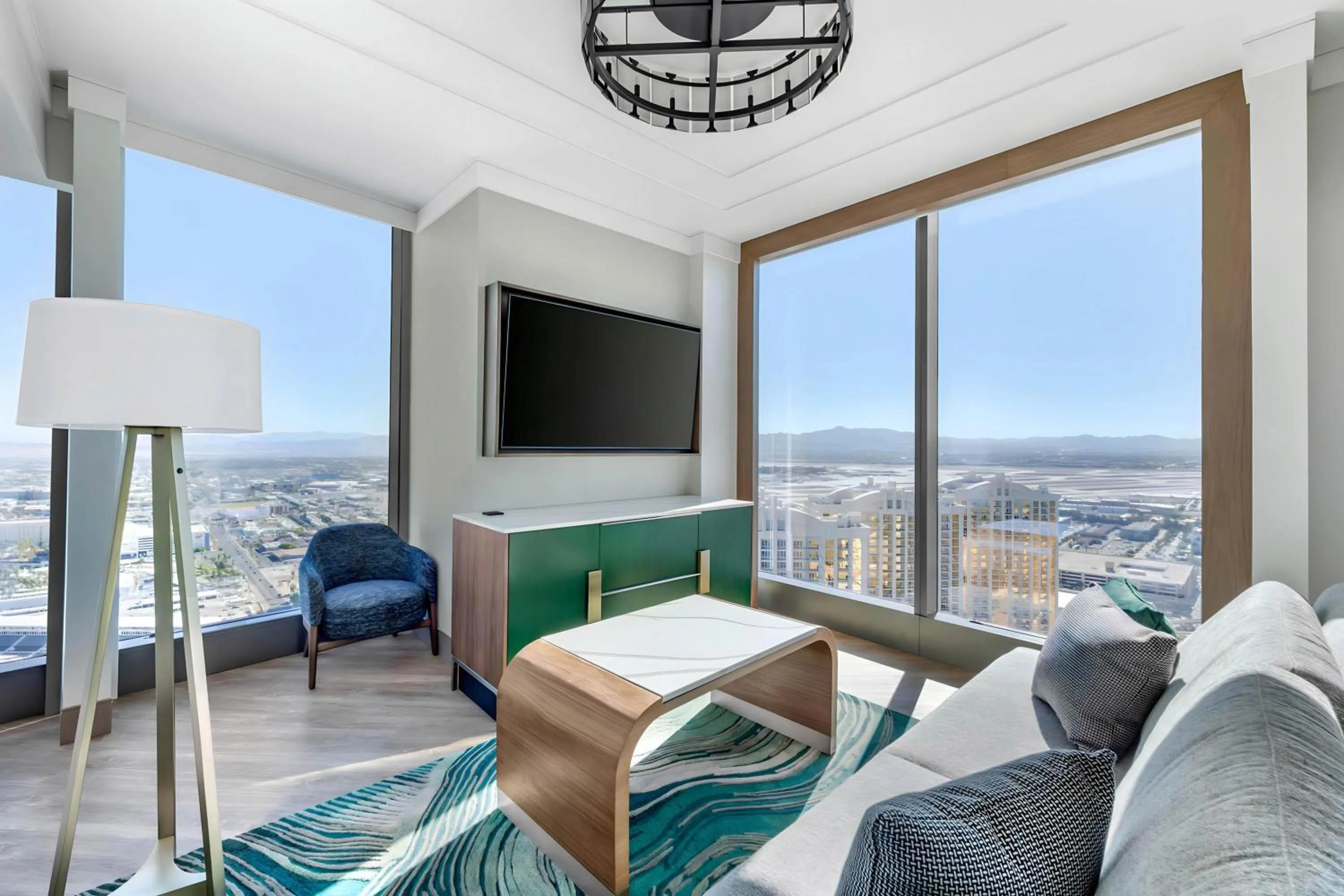 Living room in Hilton Club Elara Las Vegas