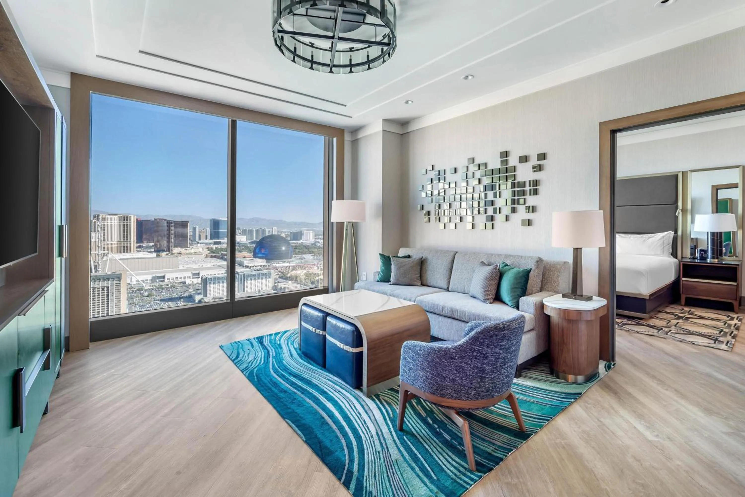 Living room in Hilton Club Elara Las Vegas