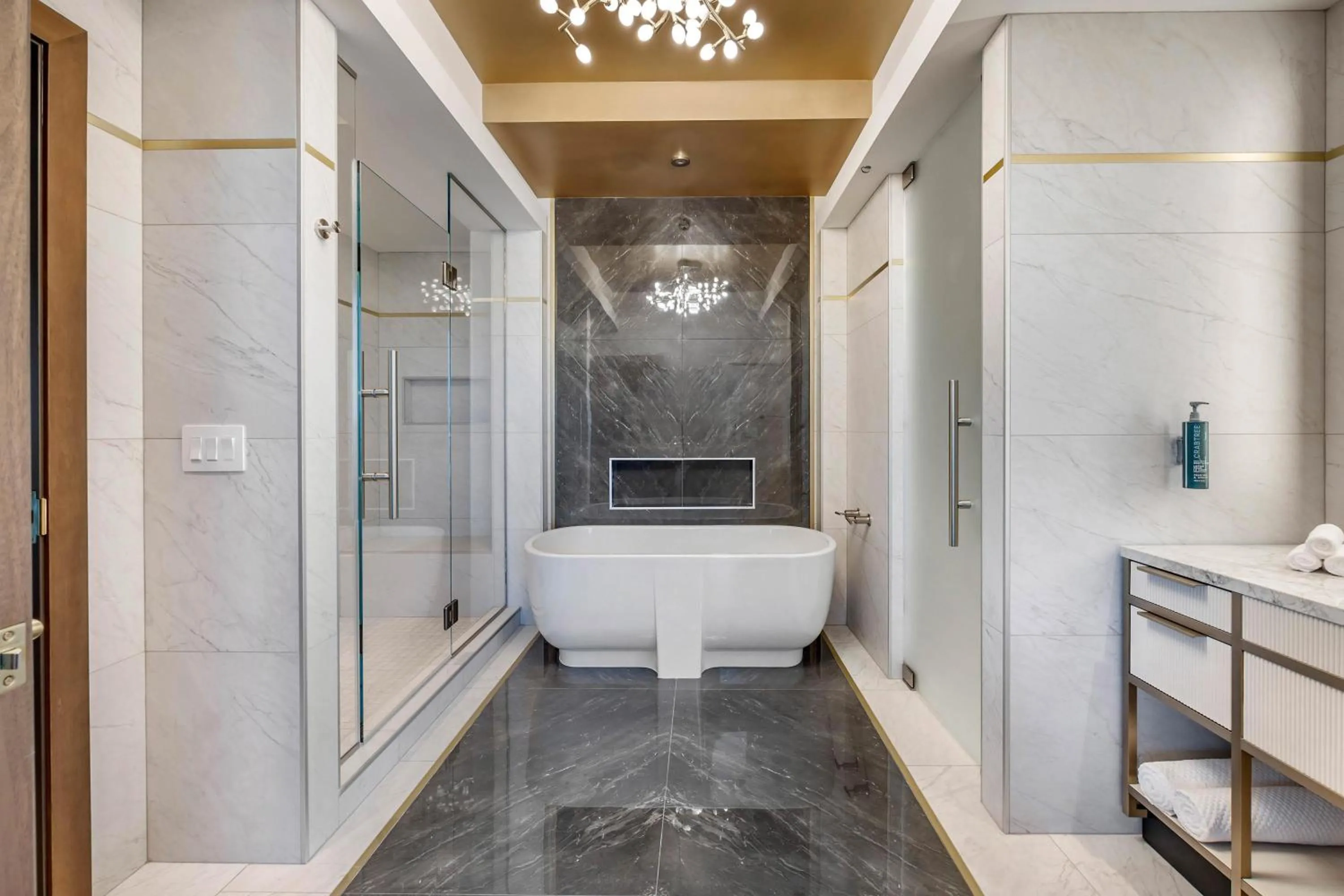 Bathroom in Hilton Club Elara Las Vegas