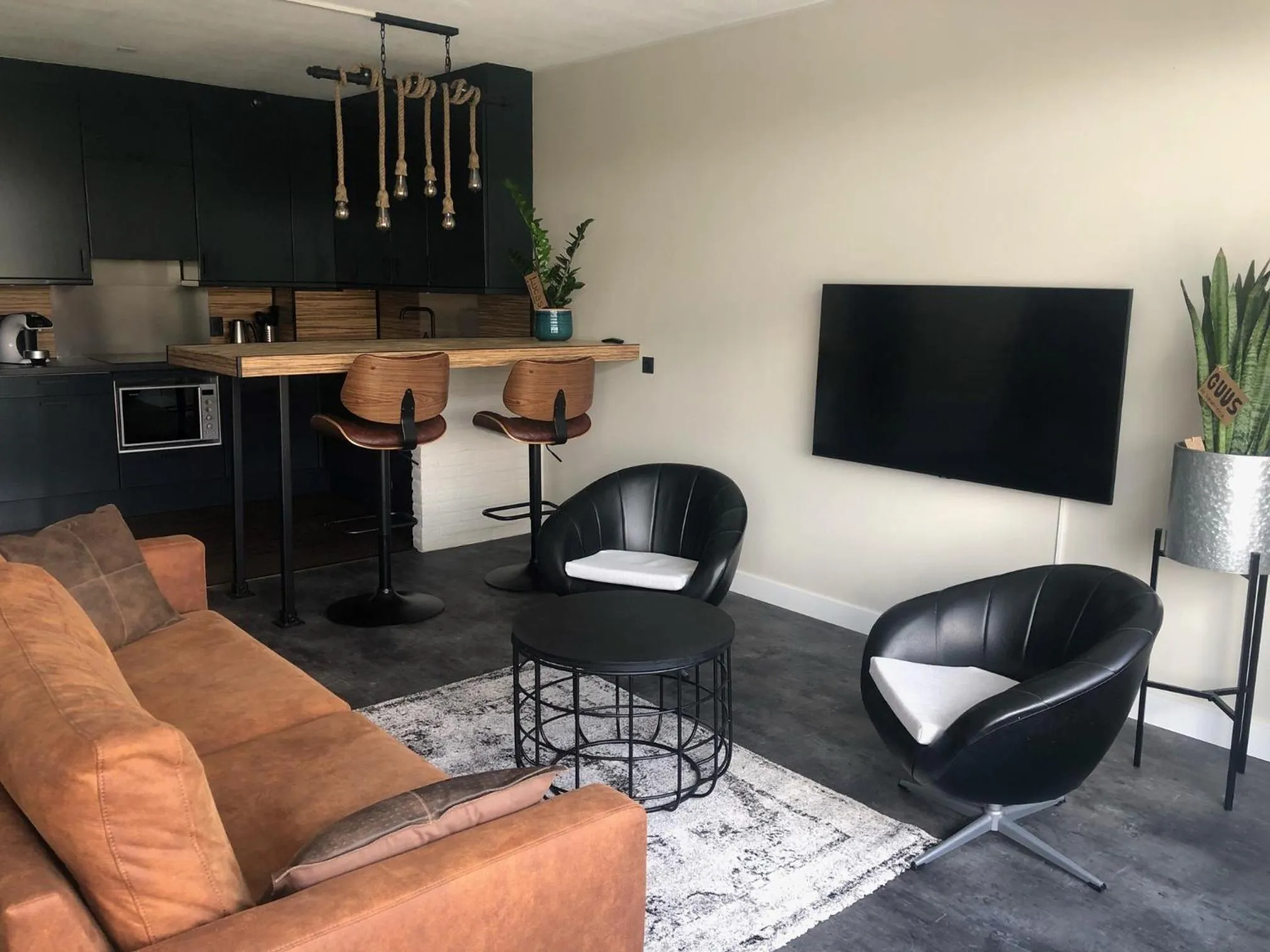 Seating area in Fletcher Hotel-Restaurant De Reiskoffer