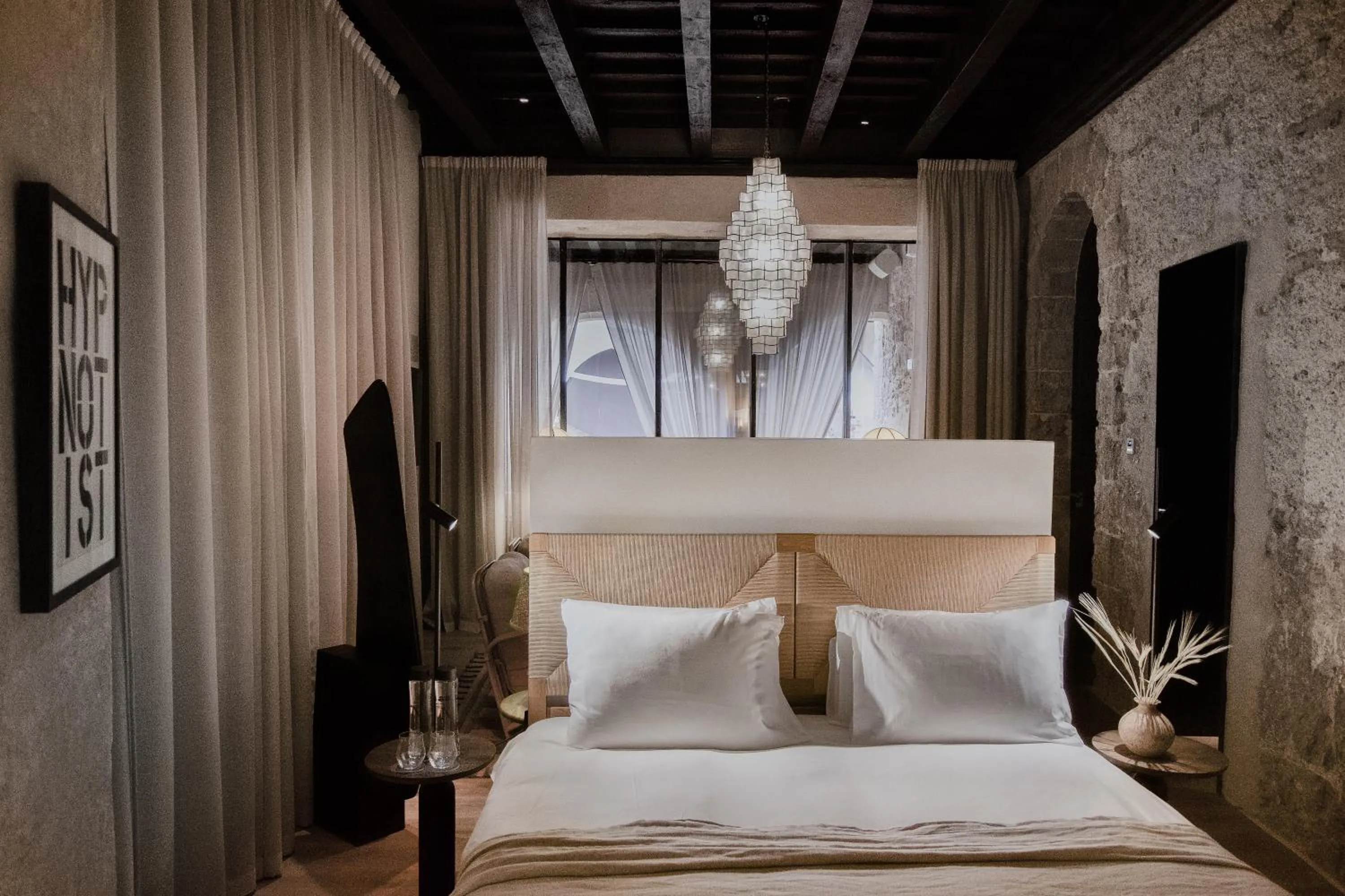 Bed in Nobis Hotel Palma, a Member of Design Hotels
