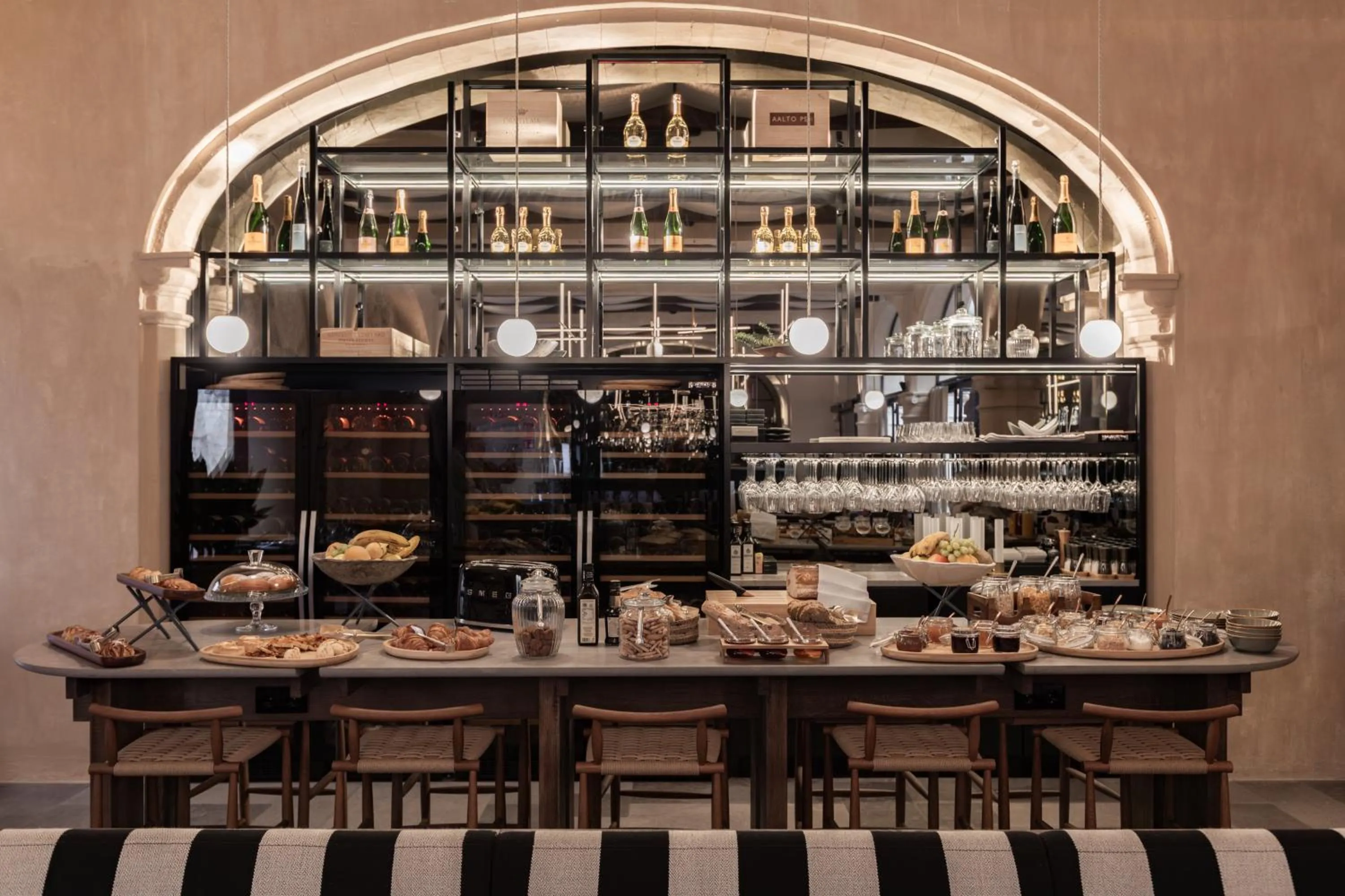 Buffet breakfast in Nobis Hotel Palma, a Member of Design Hotels