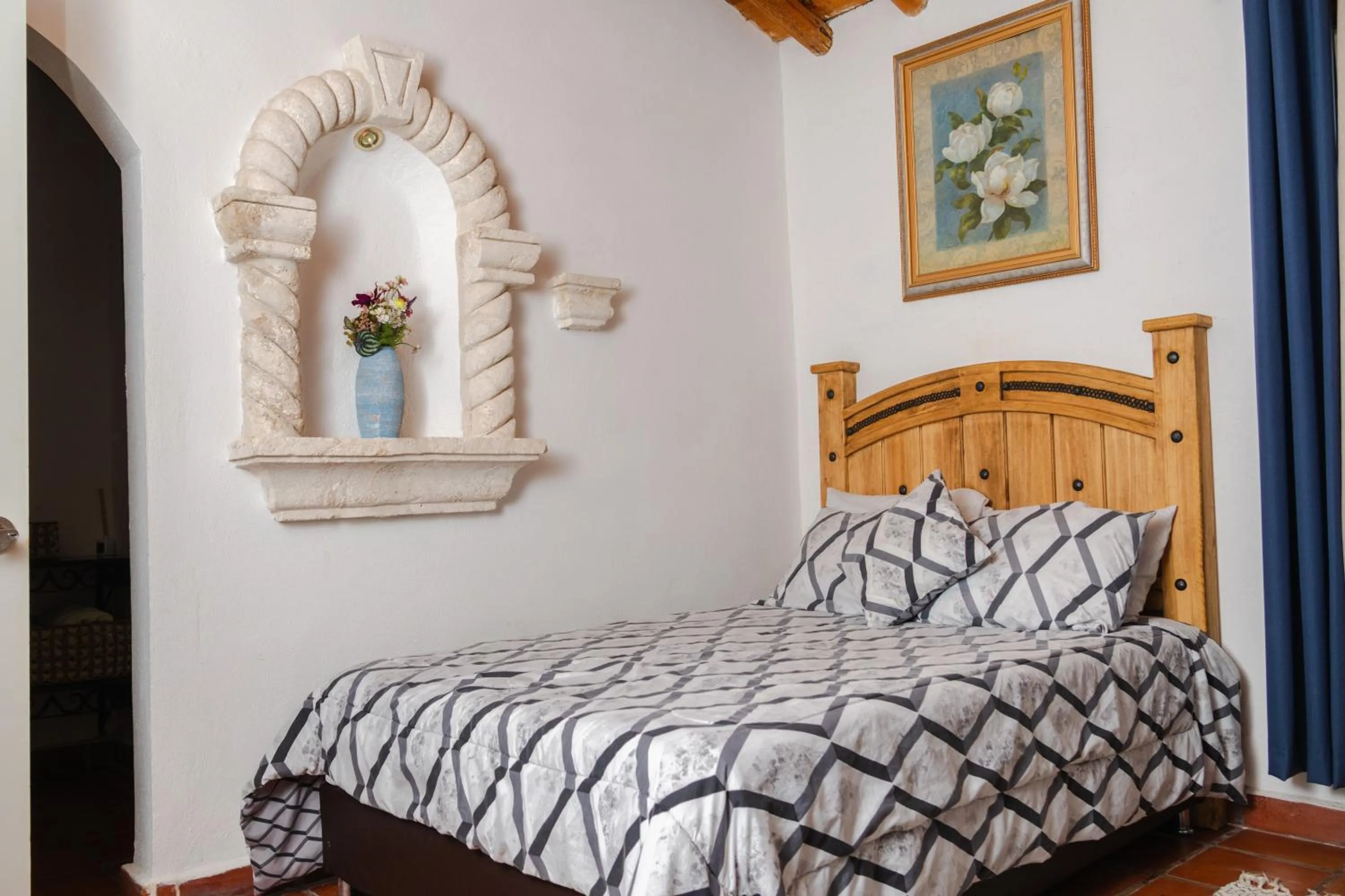 Bed in La Ilusión Hotel Campestre y Balneario