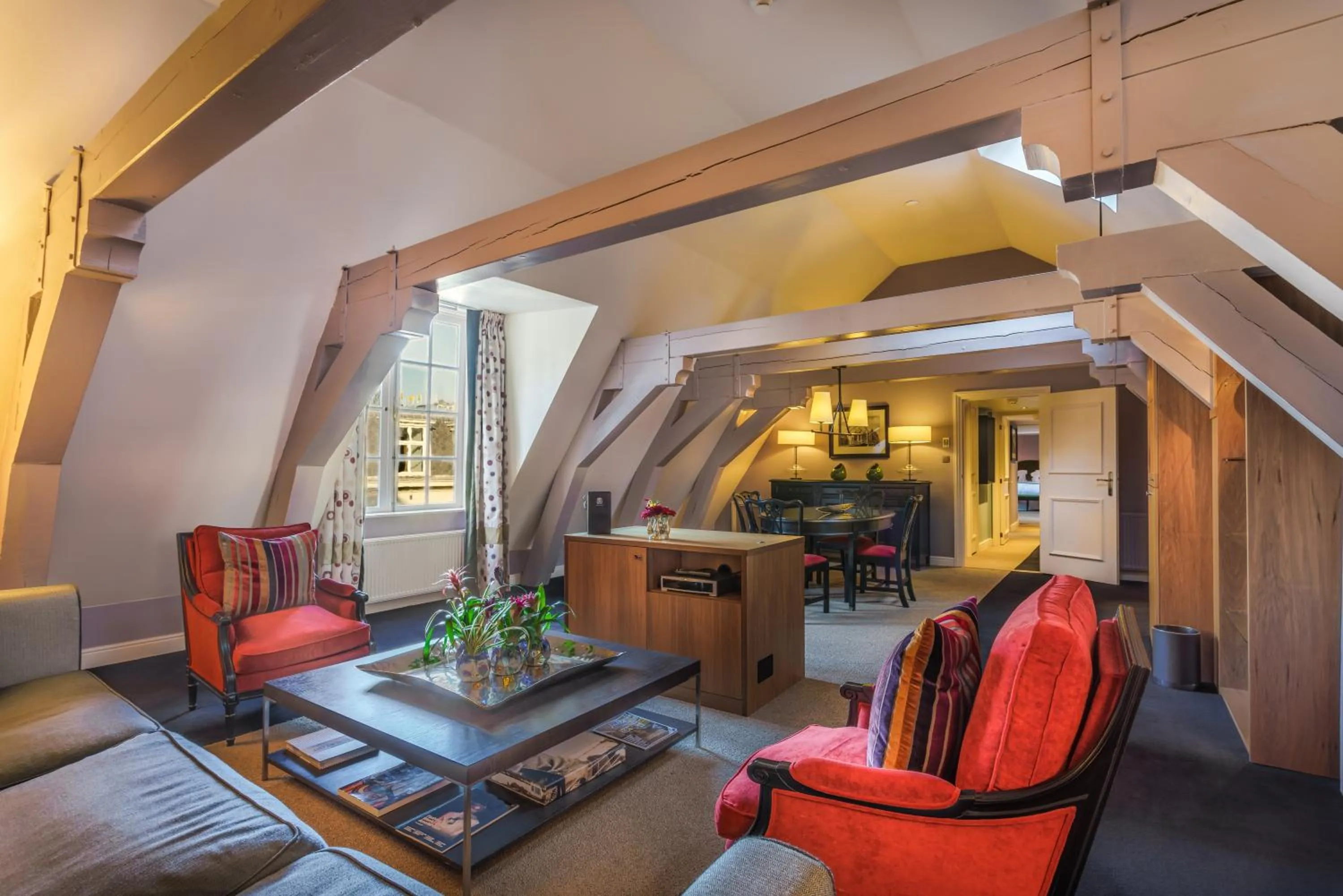 Seating area in Sofitel Legend The Grand Amsterdam