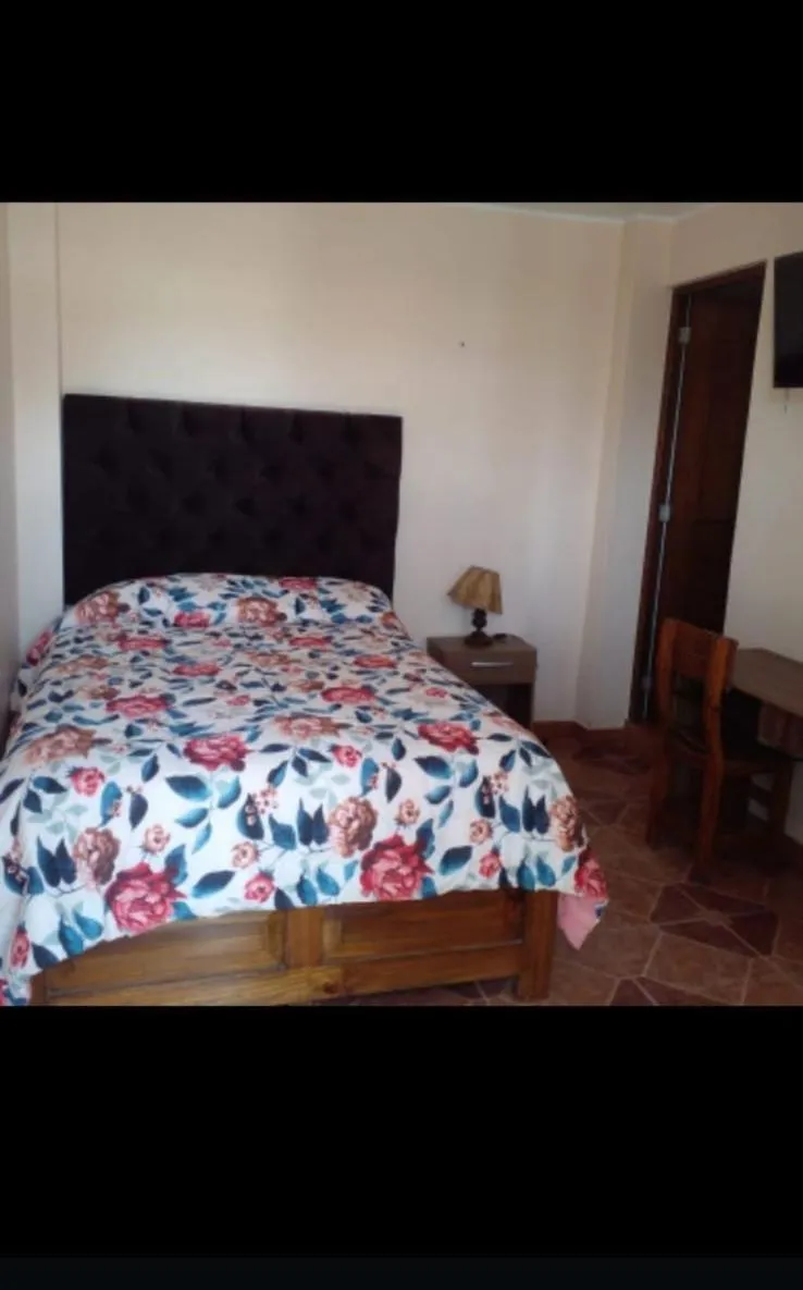 Bed in Hotel San Isidro