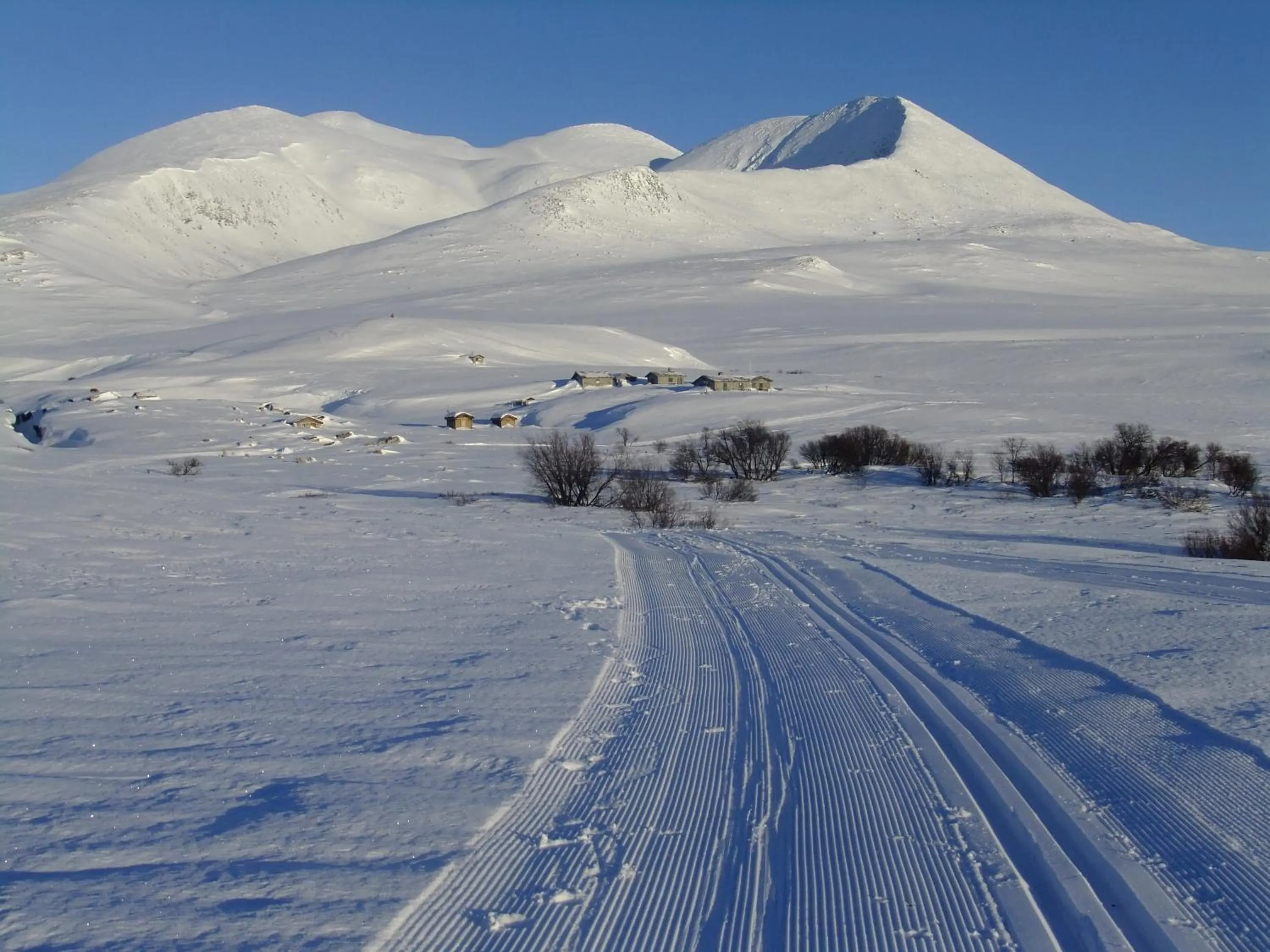 Natural landscape in Smuksjøseter Fjellstue