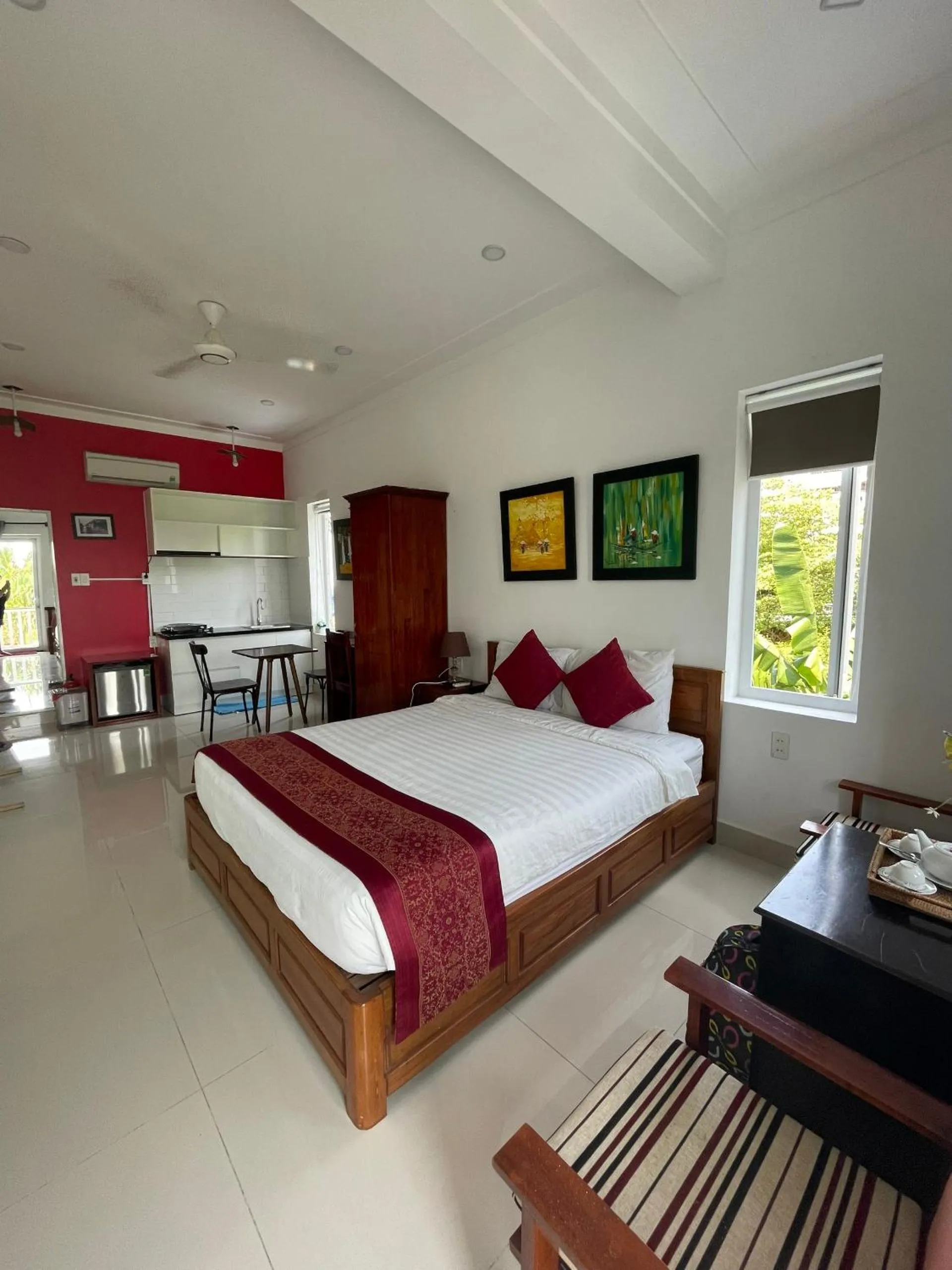 Bed in Red House Homestay - Villa