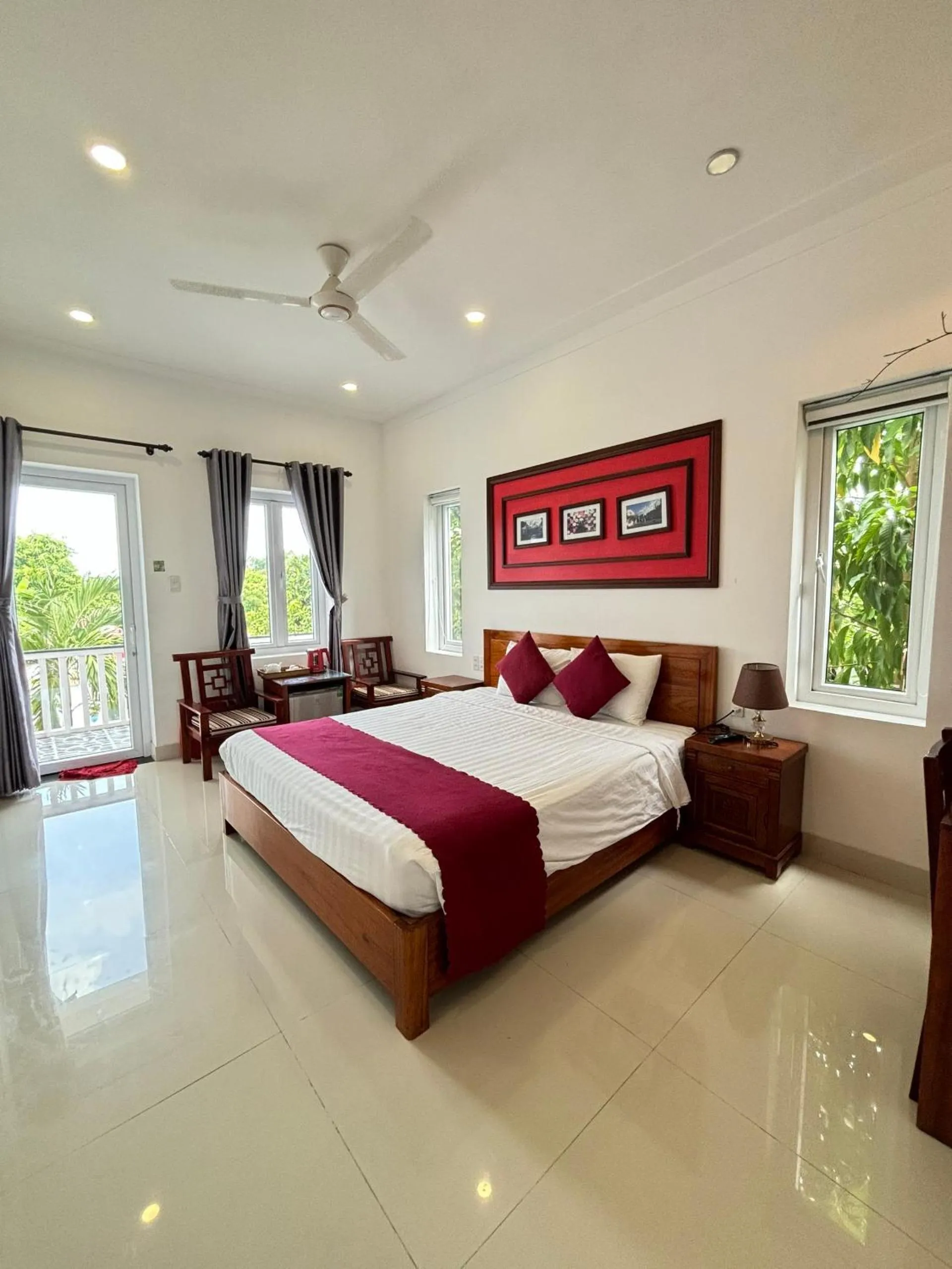 Bed in Red House Homestay - Villa
