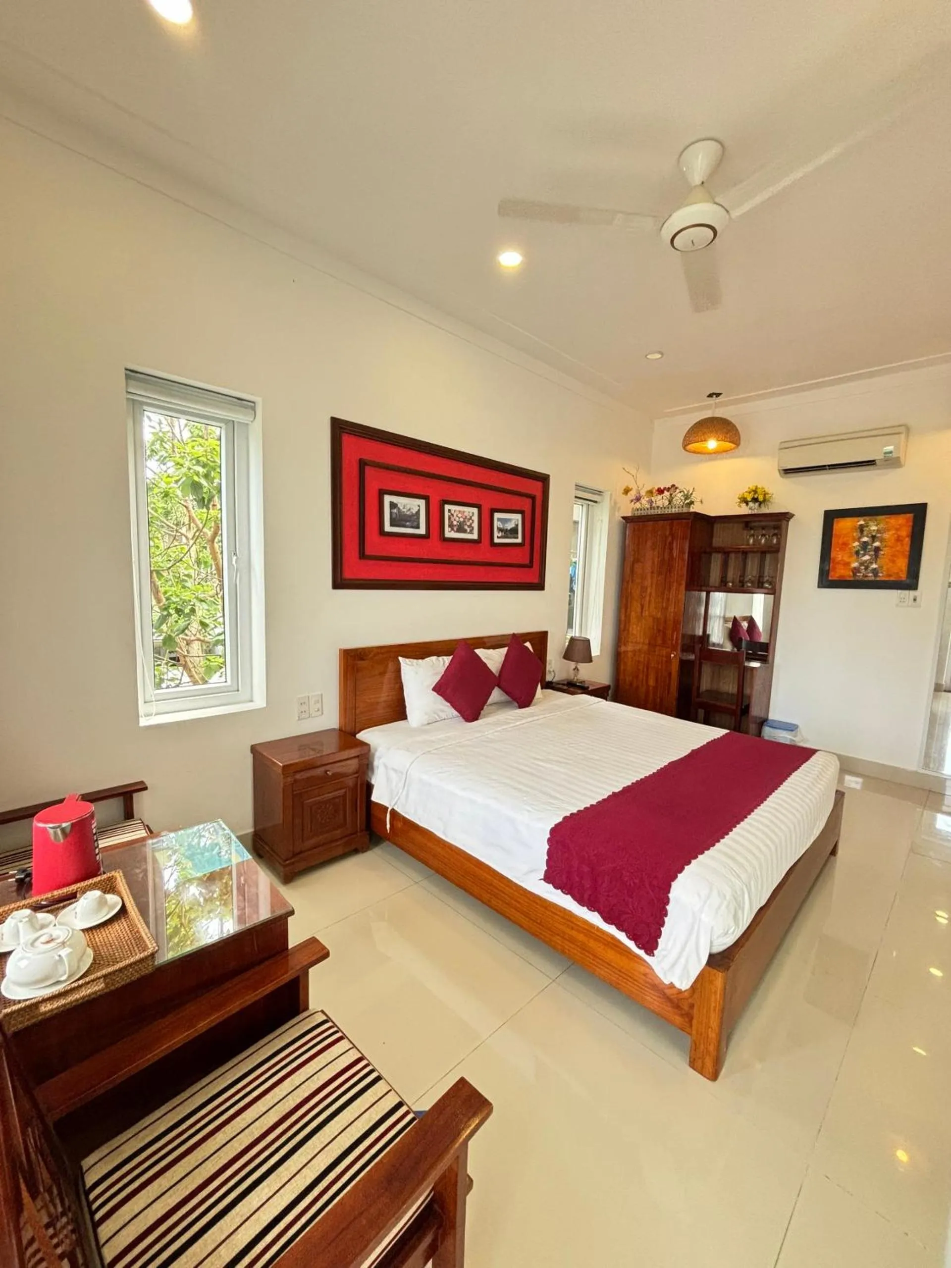 Bed in Red House Homestay - Villa