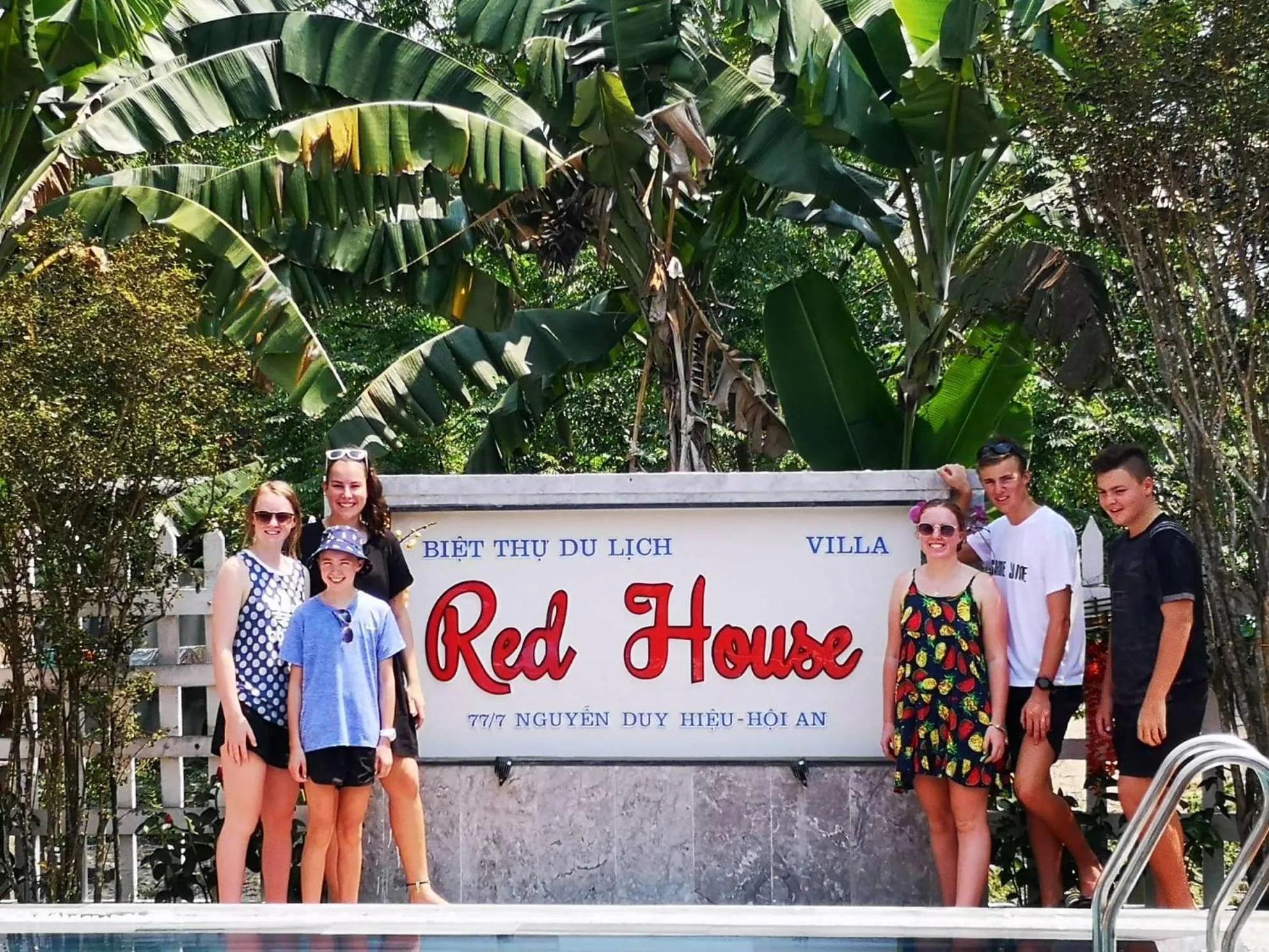 People in Red House Homestay - Villa