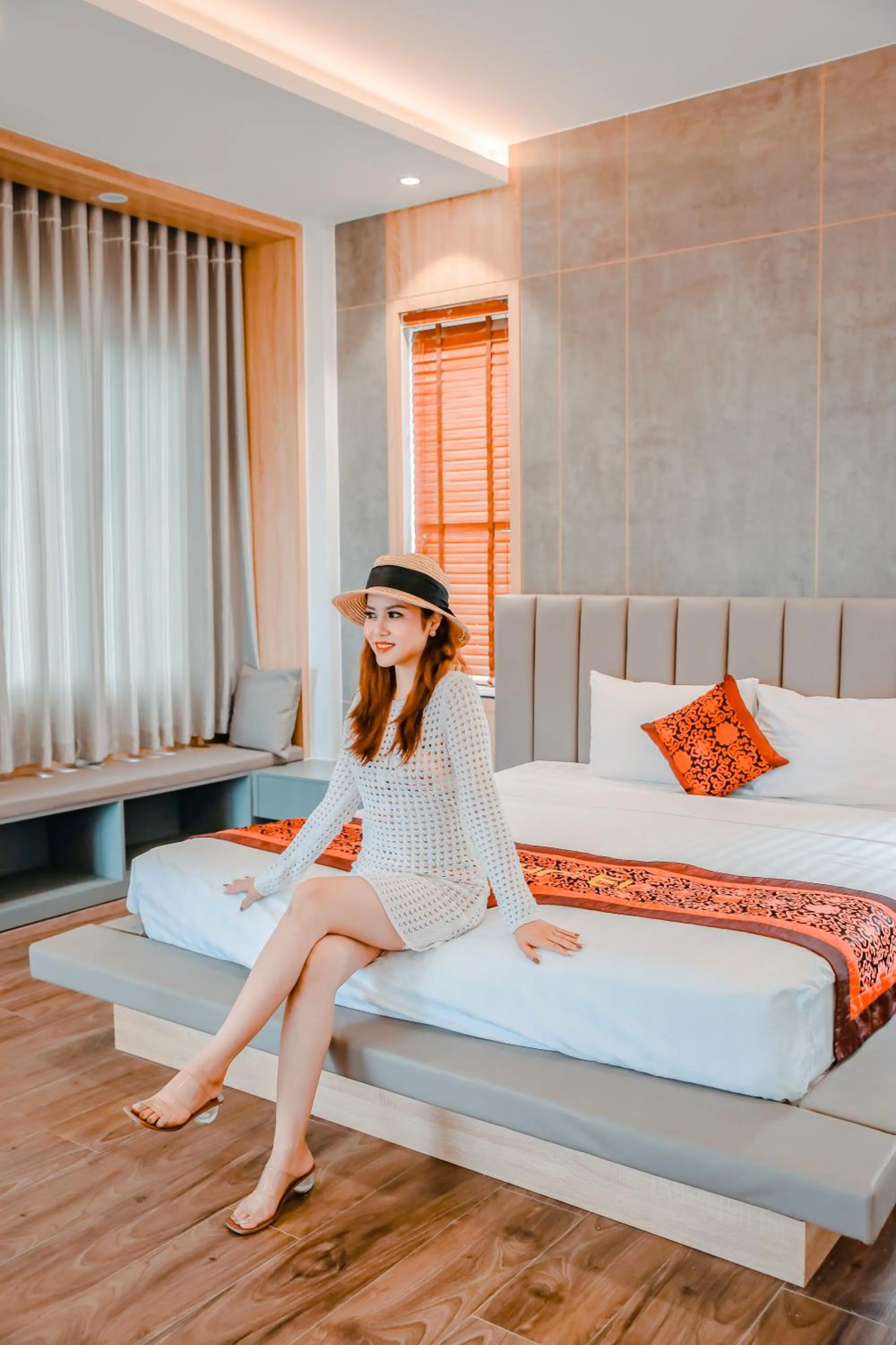 Bed in Benzen Villas Nha Trang