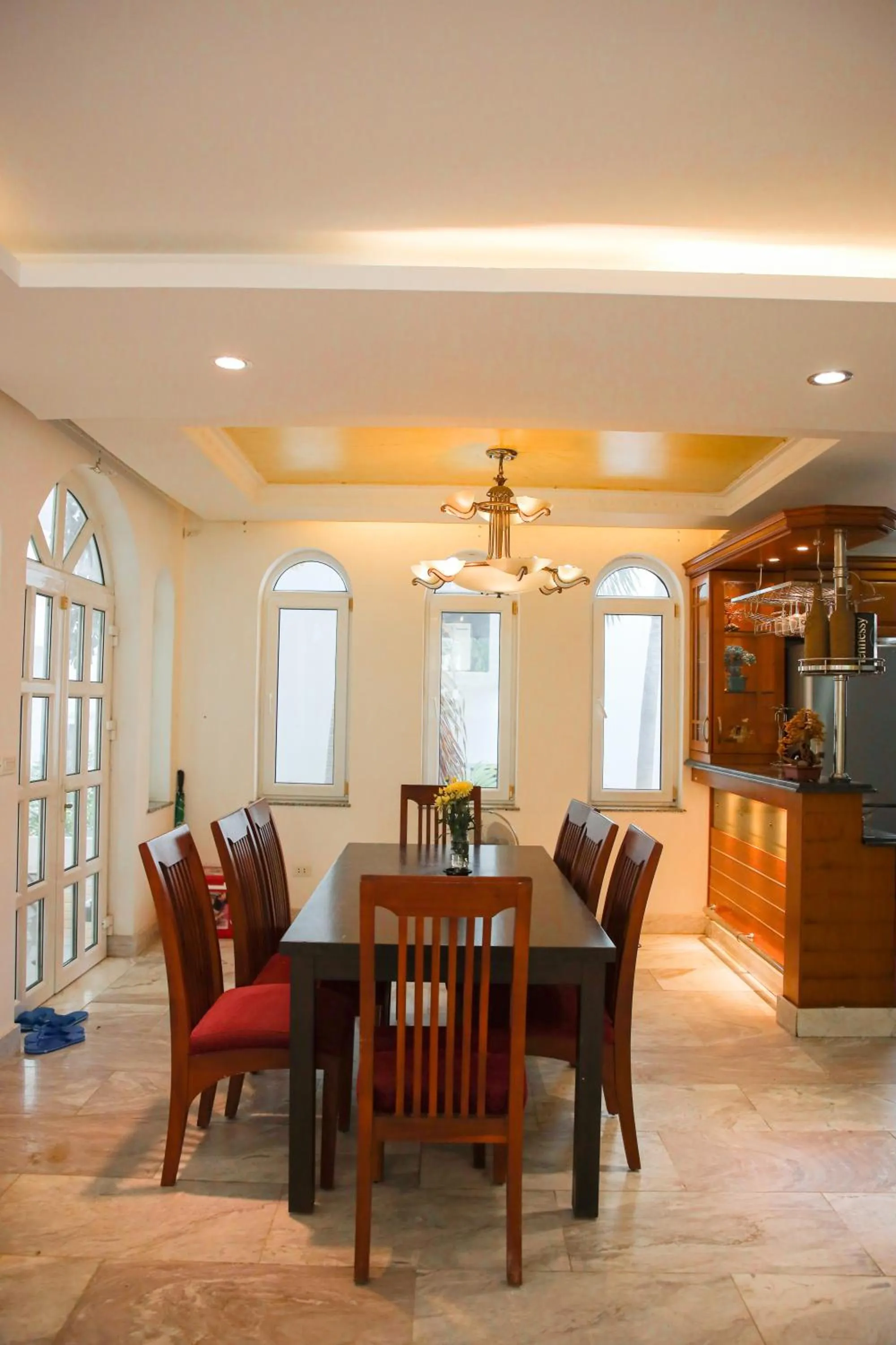 Kitchen or kitchenette in Benzen Villas Nha Trang