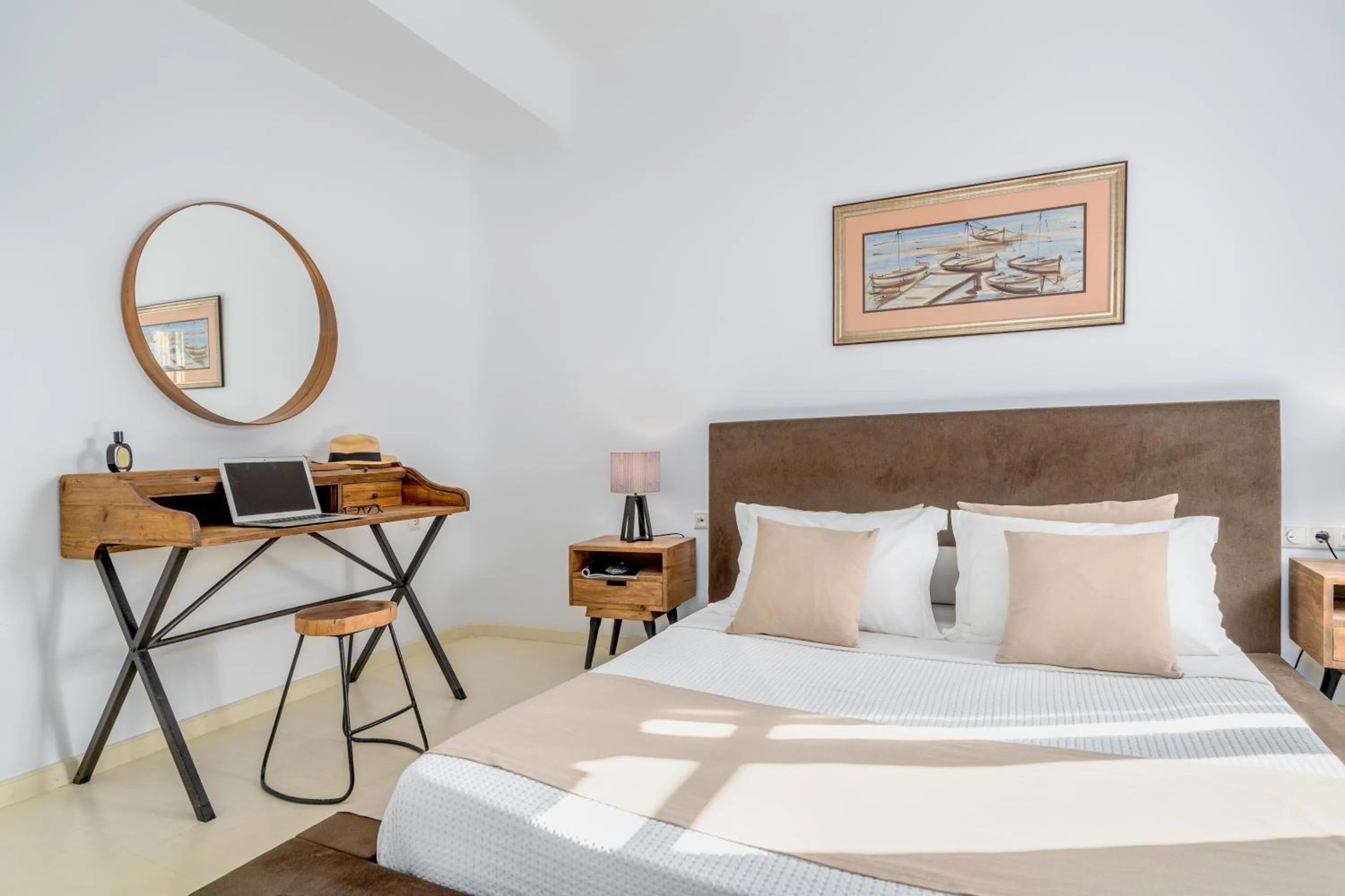 Bed in Thalasses Villas