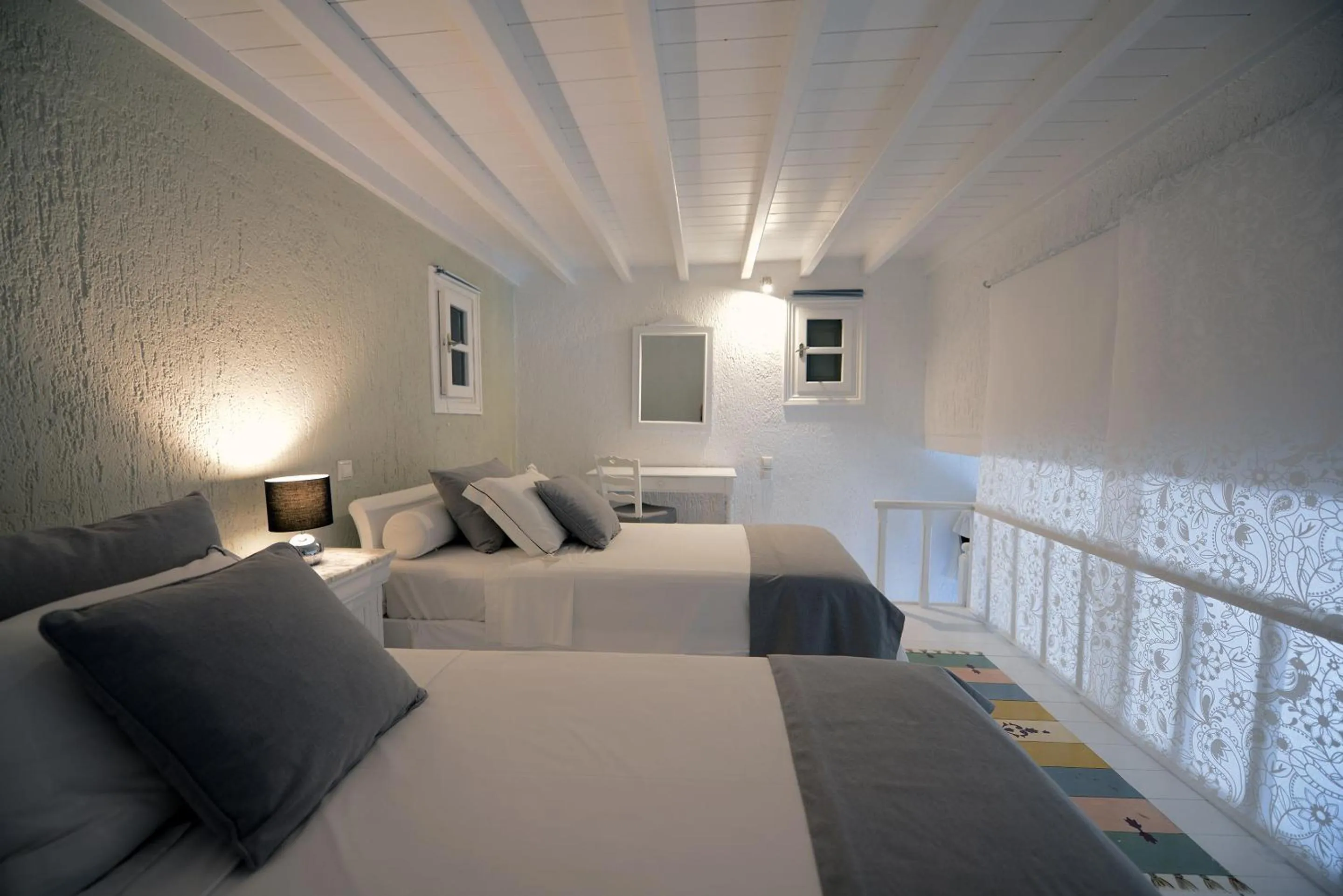 Bed in Thalasses Villas