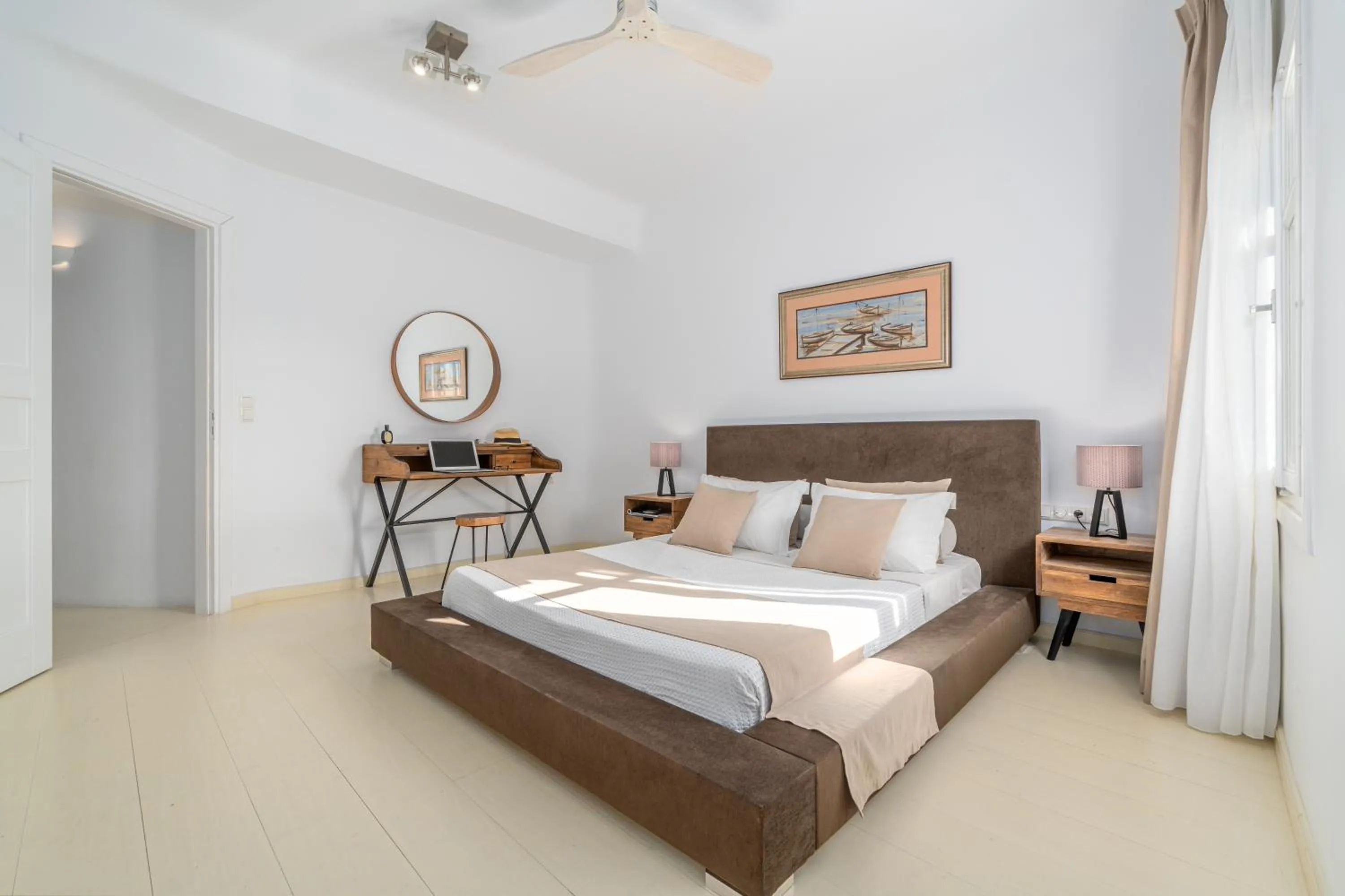 Bed in Thalasses Villas