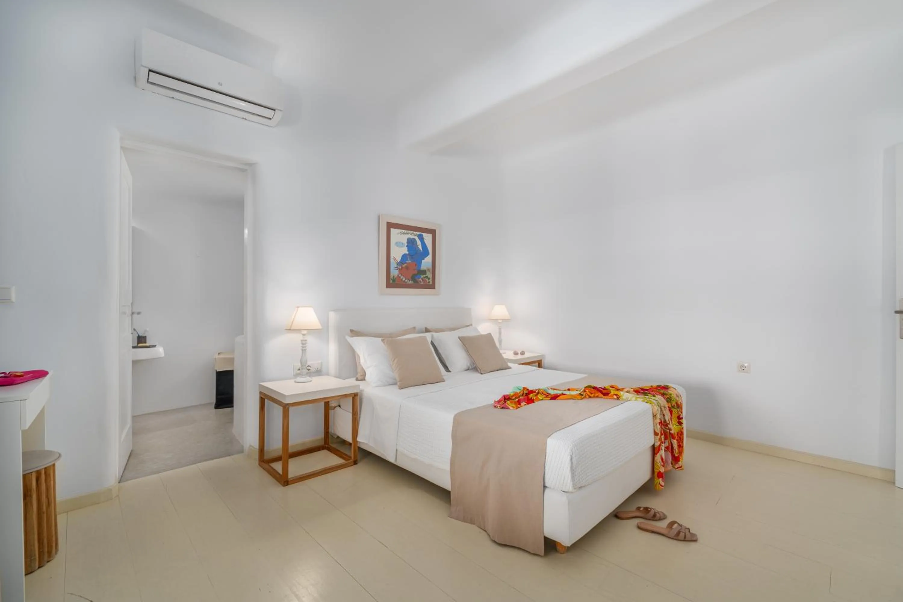 Bed in Thalasses Villas