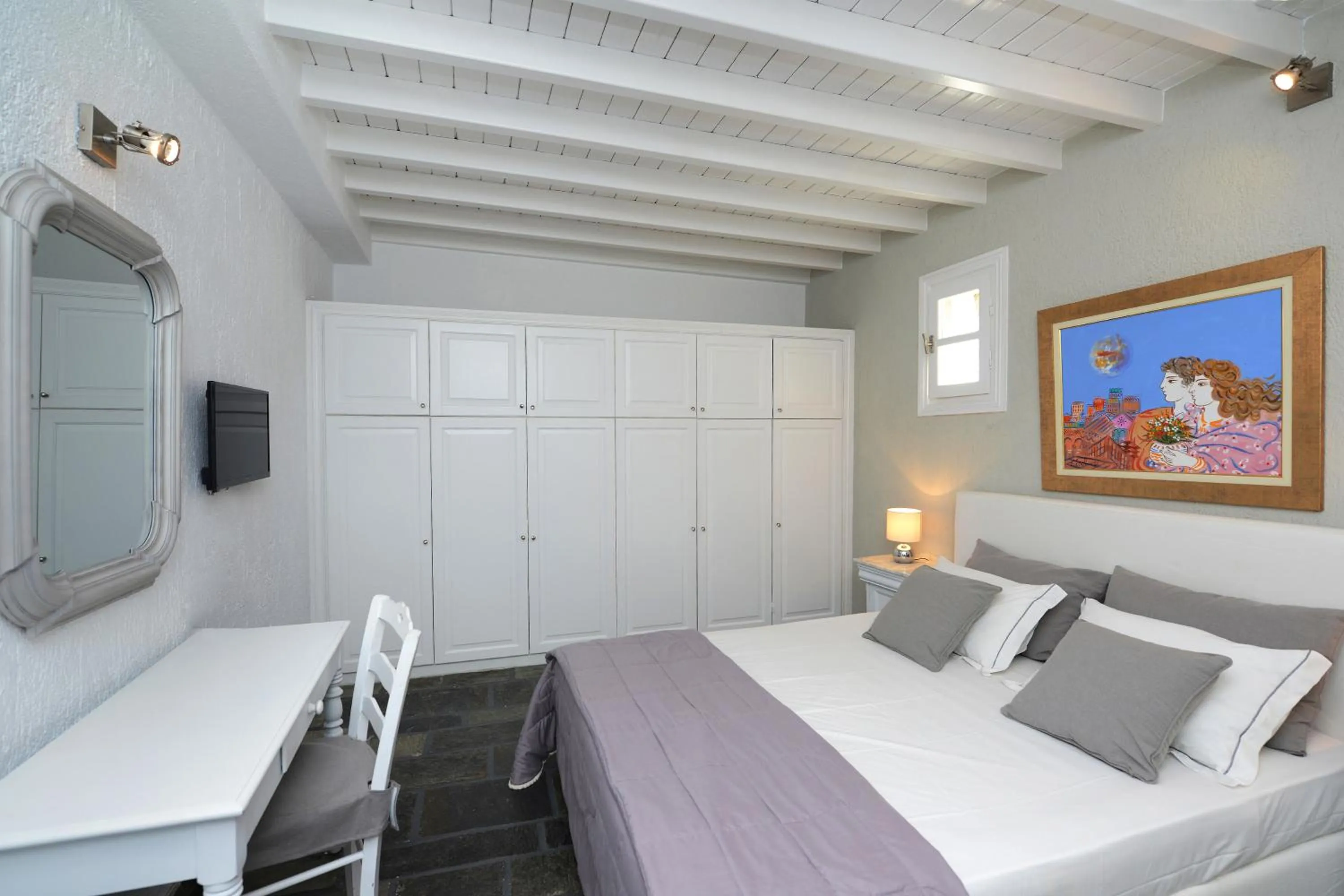 Bed in Thalasses Villas