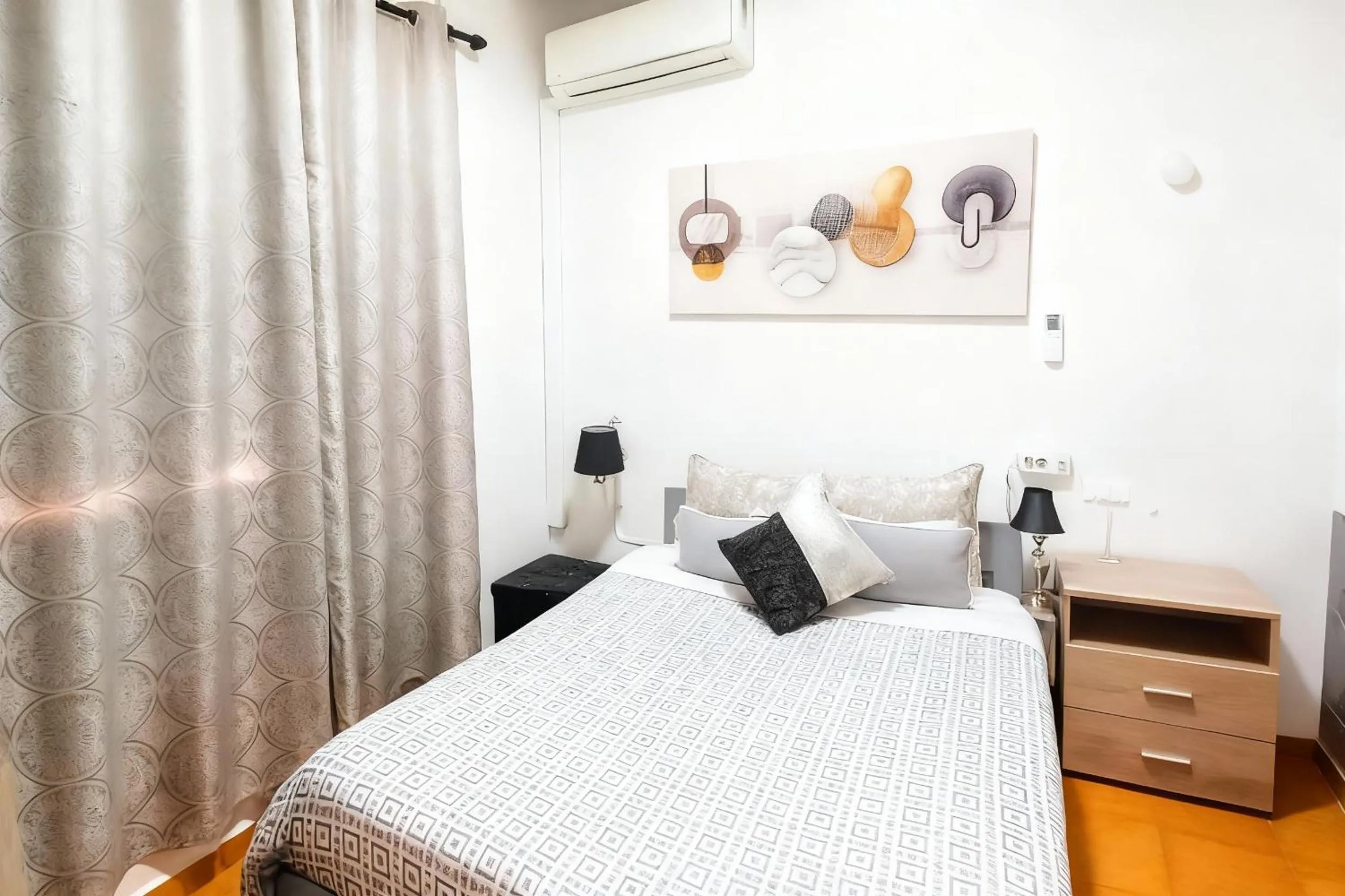 Bed in ALOJAMENTO ELVAS LUSO ESPANHOLA