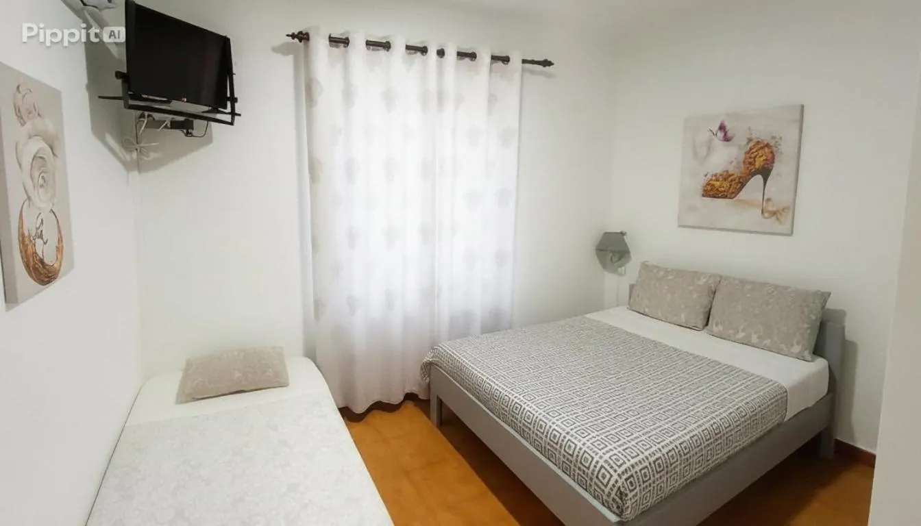 Bed in ALOJAMENTO ELVAS LUSO ESPANHOLA