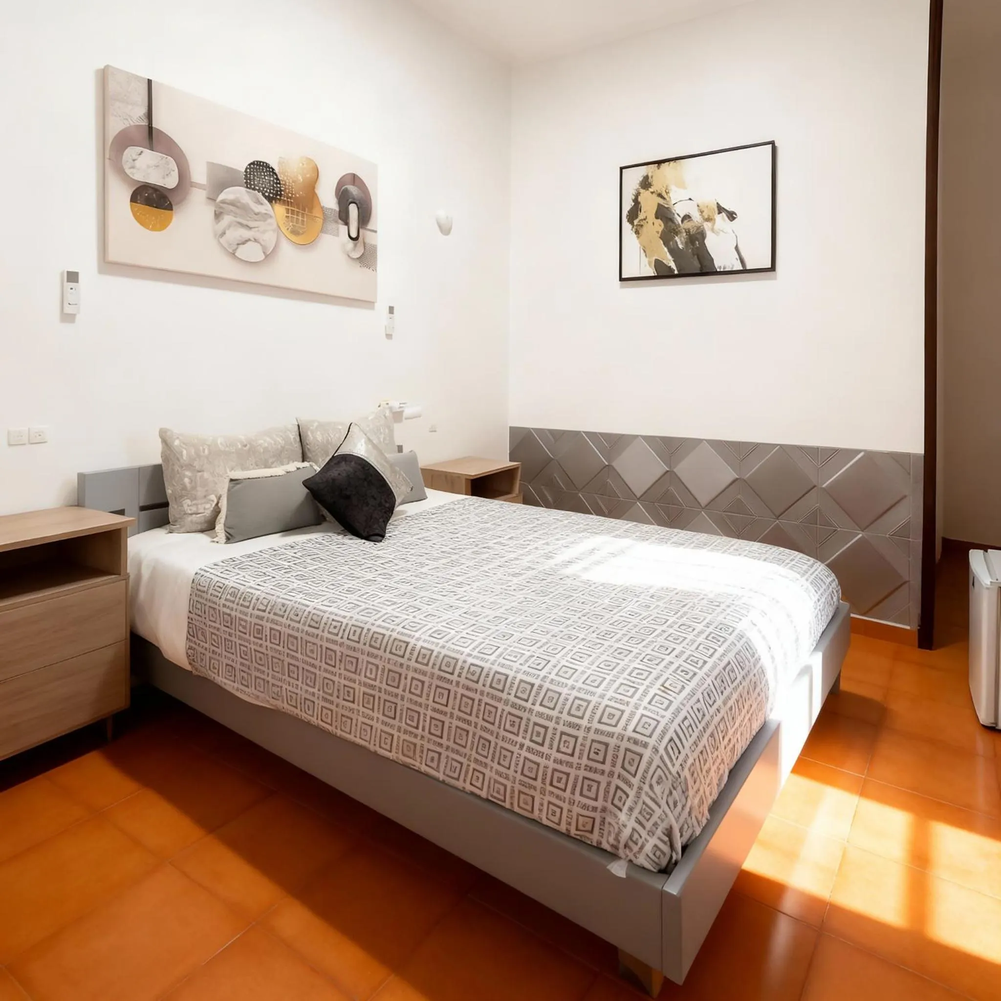 Bed in ALOJAMENTO ELVAS LUSO ESPANHOLA