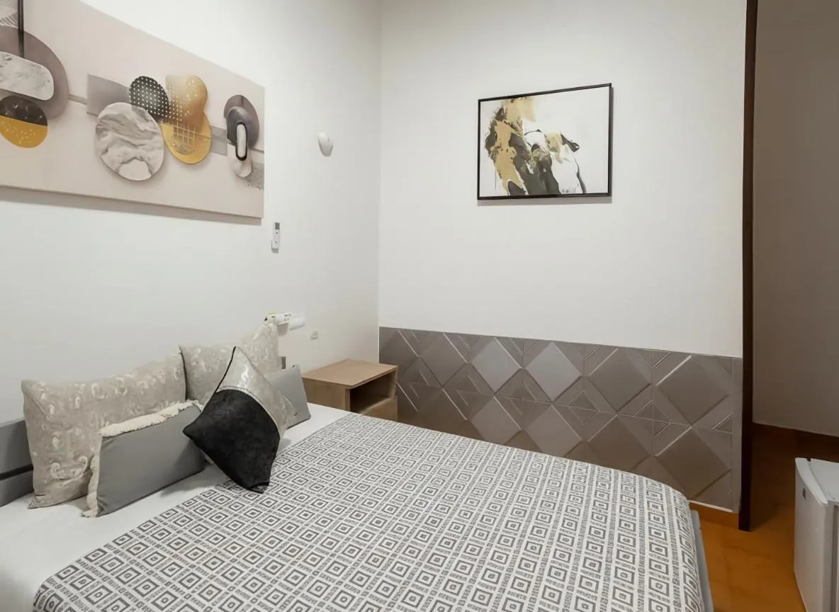 Bed in ALOJAMENTO ELVAS LUSO ESPANHOLA