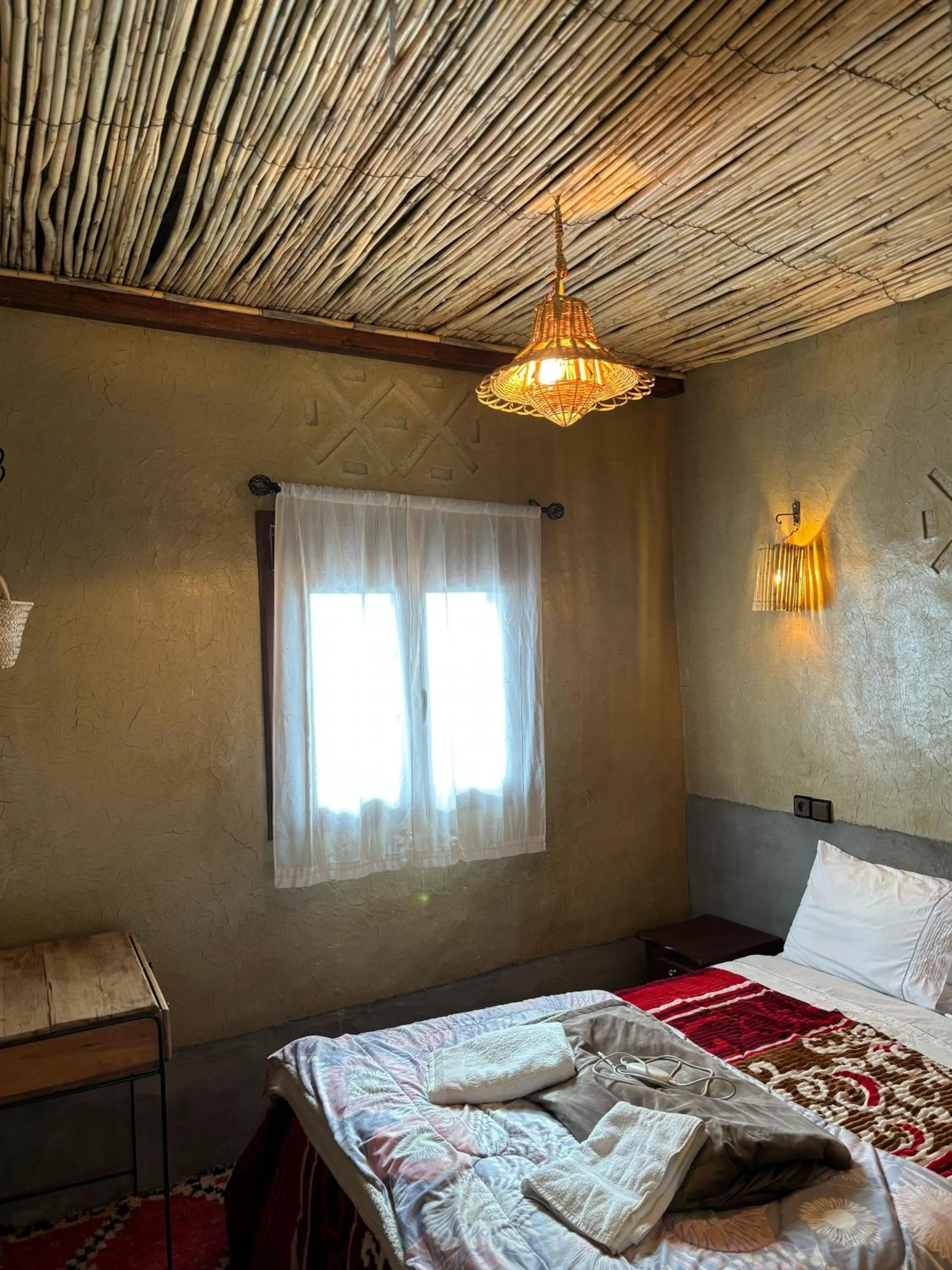 Bed in Auberge restaurant Afoud