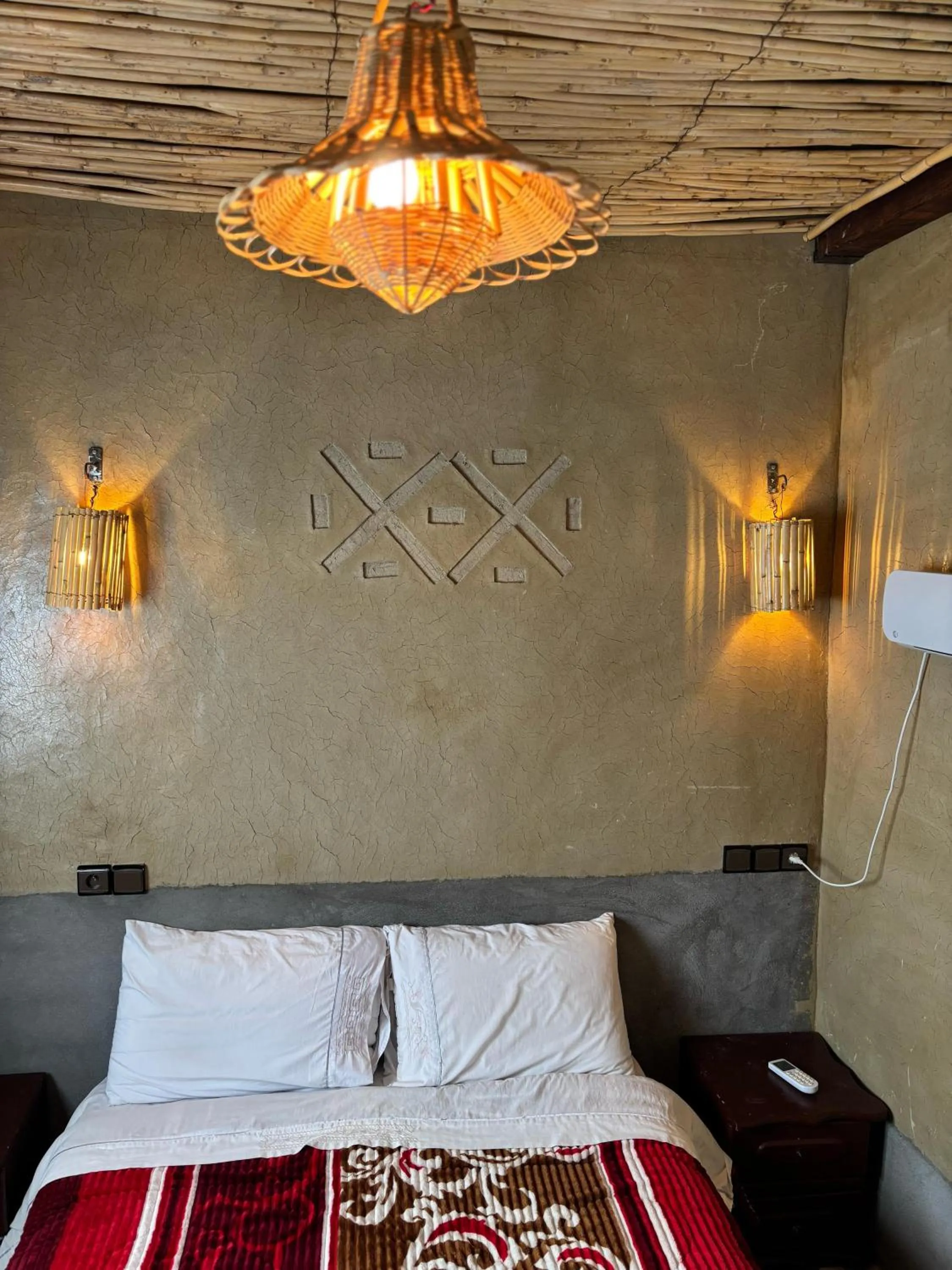 Bed in Auberge restaurant Afoud