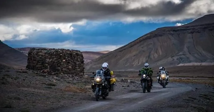 People in Auberge restaurant Afoud