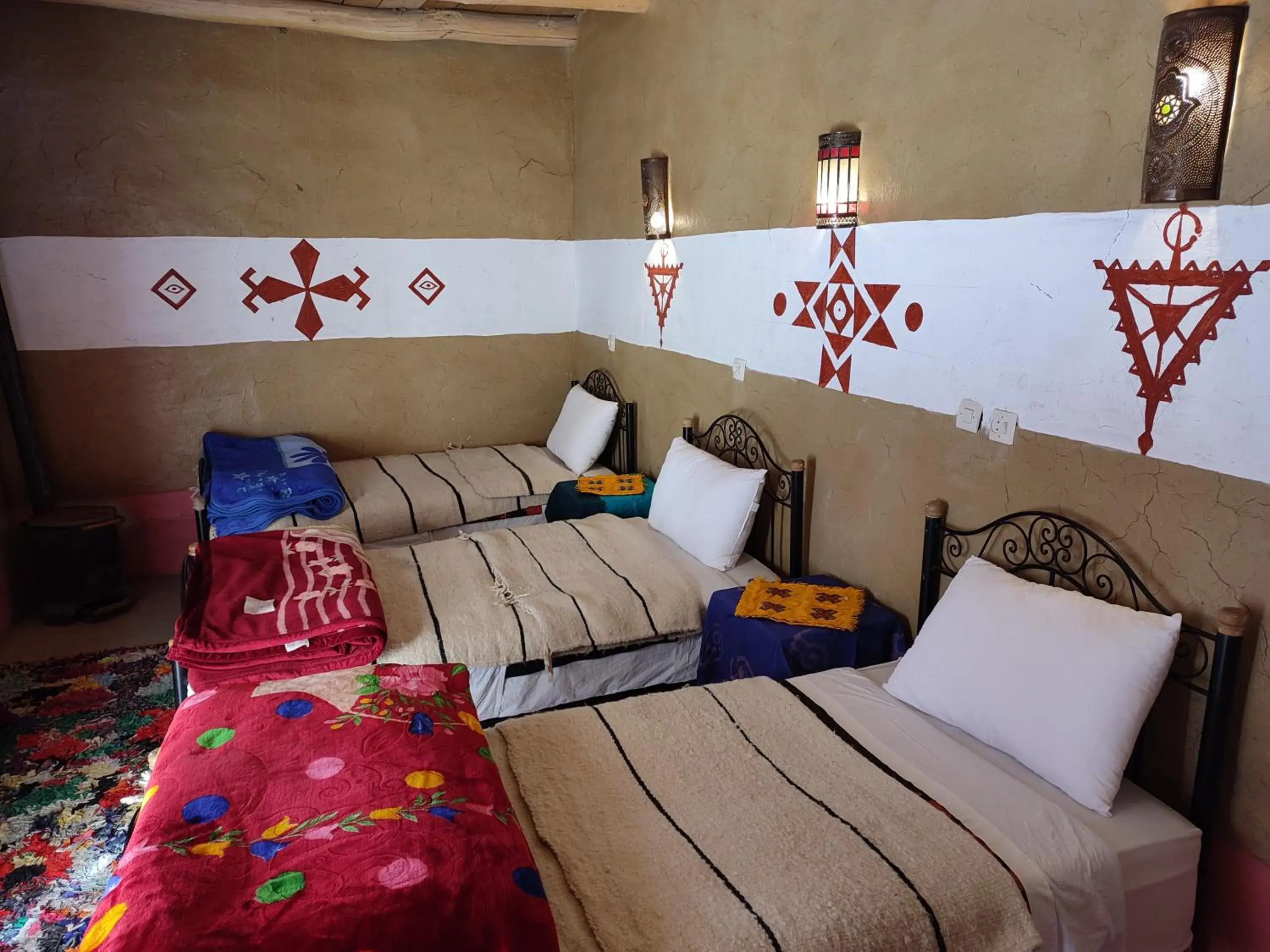 Triple Room with Private Bathroom in Auberge restaurant Afoud Triple Room with Private Bathroom in Auberge restaurant Afoud