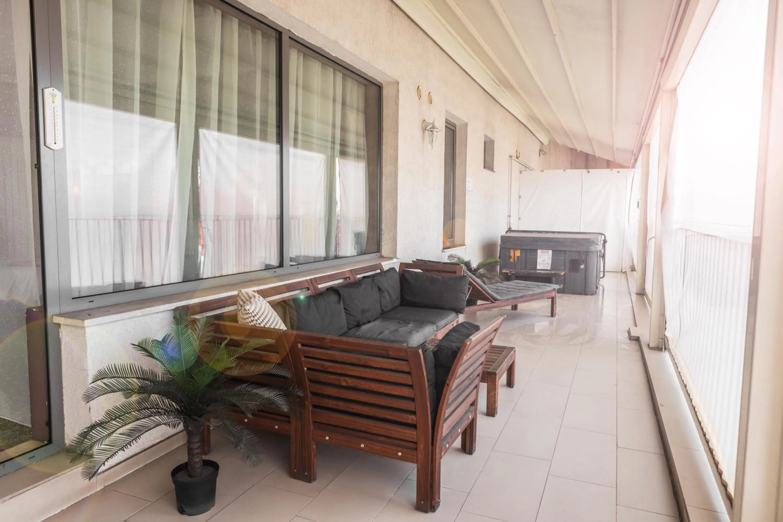 Hot Tub in Villa Boutique Lafayette