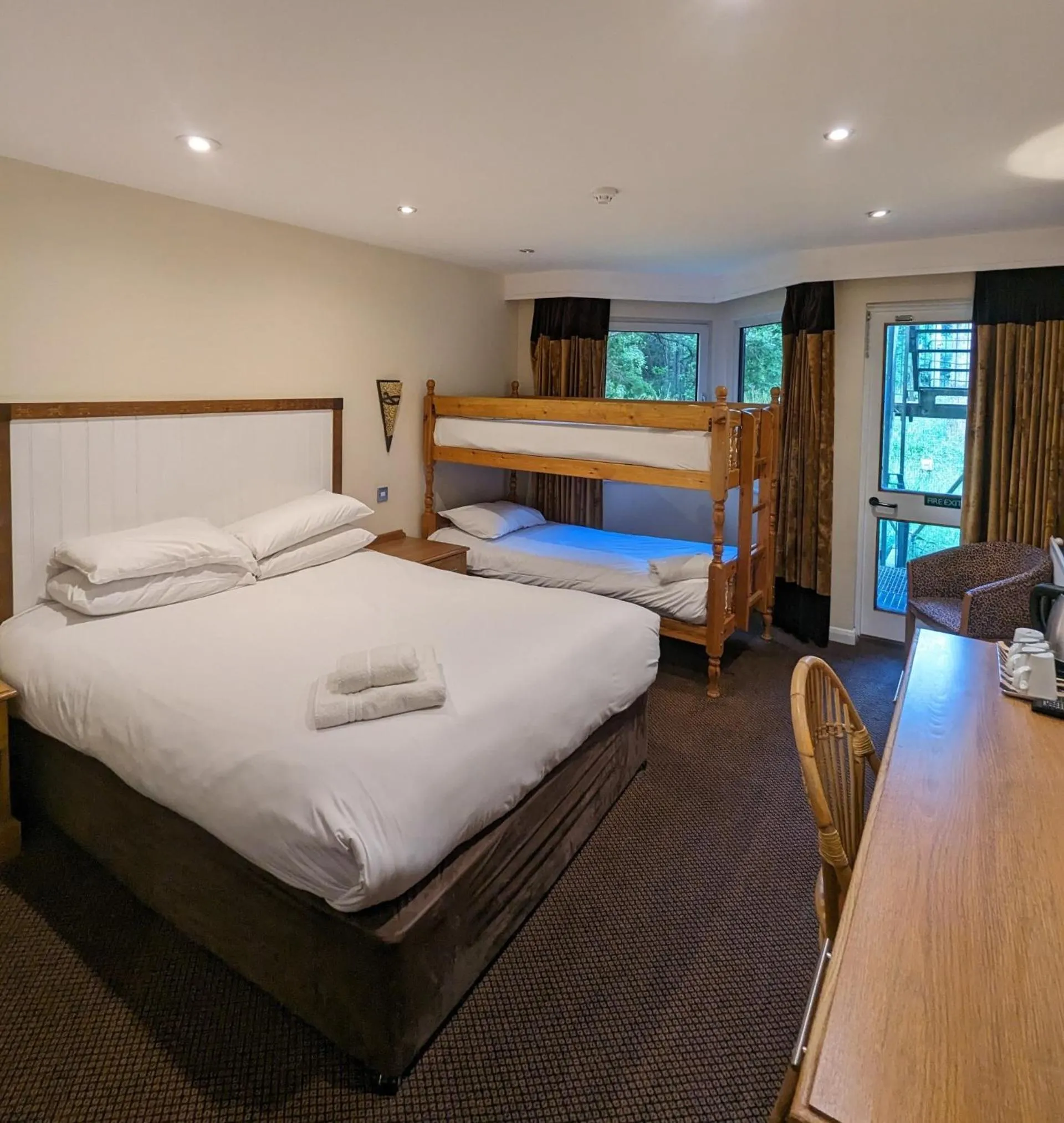 Bed in Marwell Hotel Winchester South