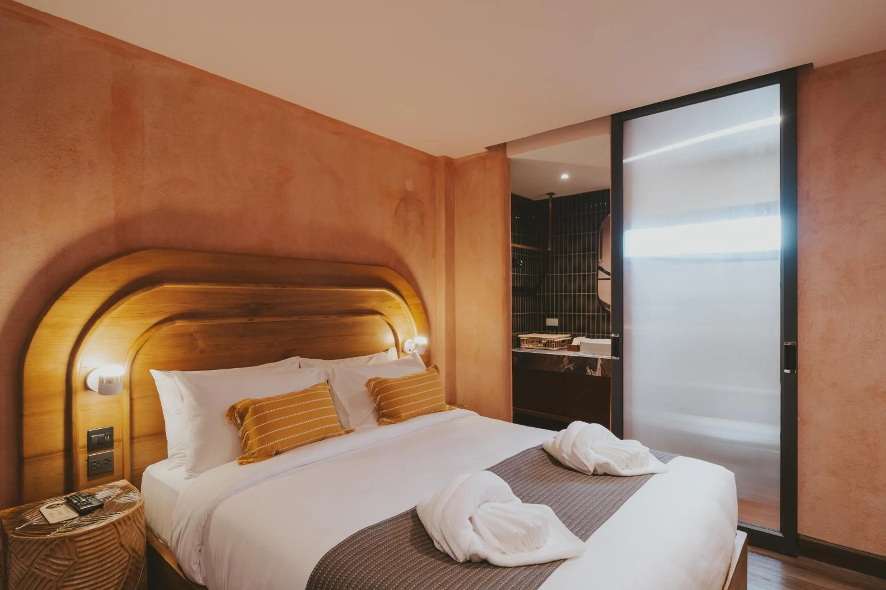 Bedroom, Bed in Hotel Clay Chiang Mai