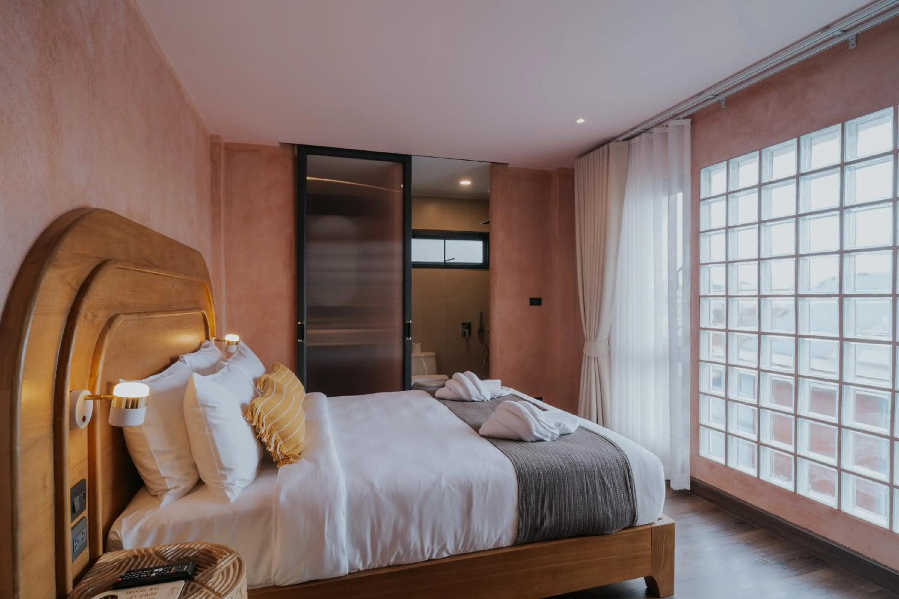 Bedroom, Bed in Hotel Clay Chiang Mai